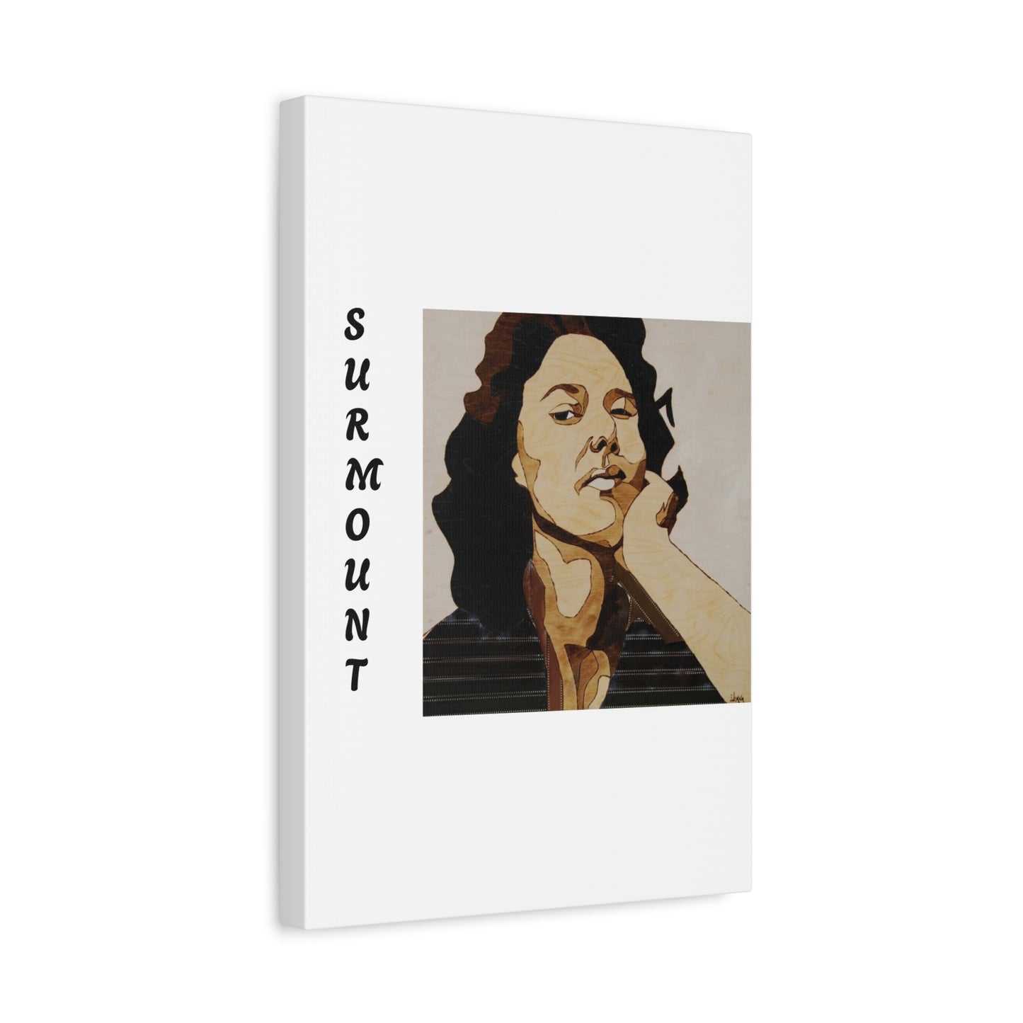 "Surmount", Dorothy Danbridge inspired Contemporary Art Canvas Print - Modern Serene Portrait Decoration