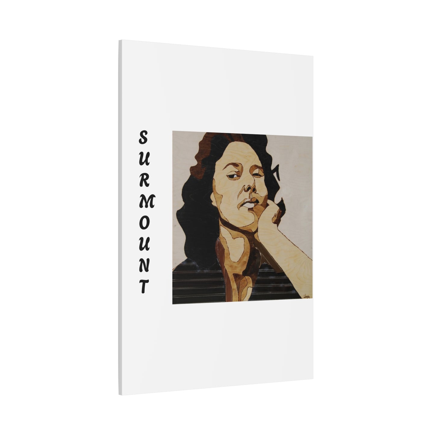 "Surmount", Dorothy Danbridge inspired Contemporary Art Canvas Print - Modern Serene Portrait Decoration