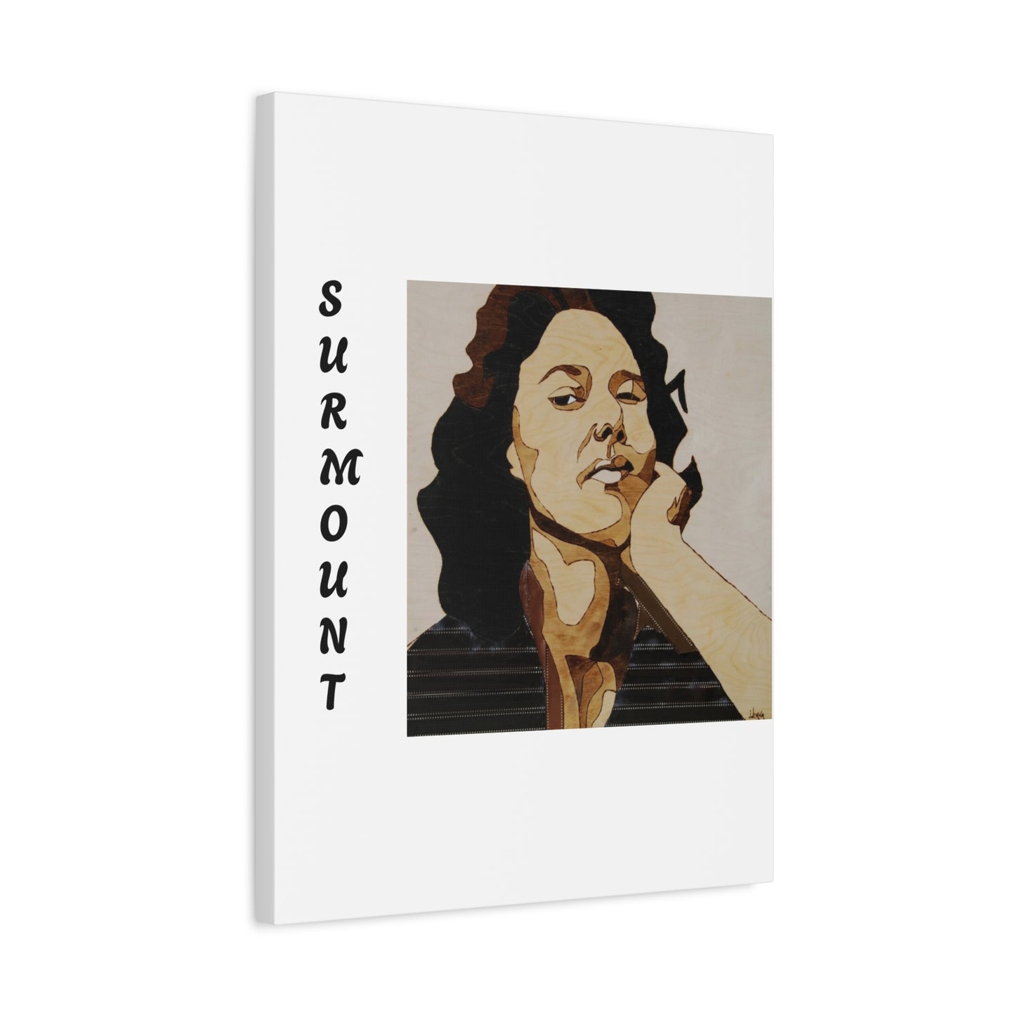 "Surmount", Dorothy Danbridge inspired Contemporary Art Canvas Print - Modern Serene Portrait Decoration