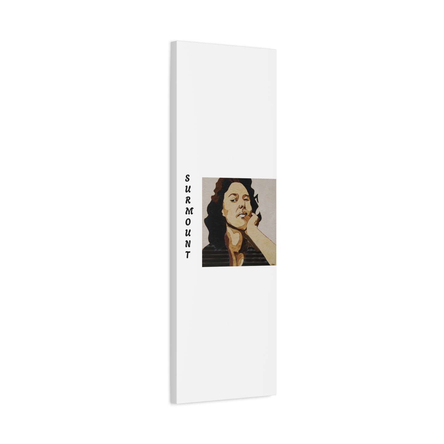 "Surmount", Dorothy Danbridge inspired Contemporary Art Canvas Print - Modern Serene Portrait Decoration