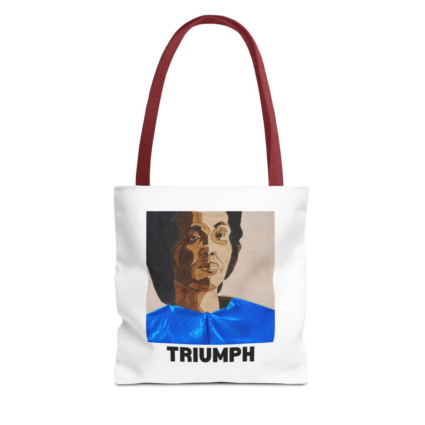 Triumph Tote Bag for Inspiration And Empowerment, Motivational Gift for Students, Eco-Friendly Shopping Bag, Artistic Statement