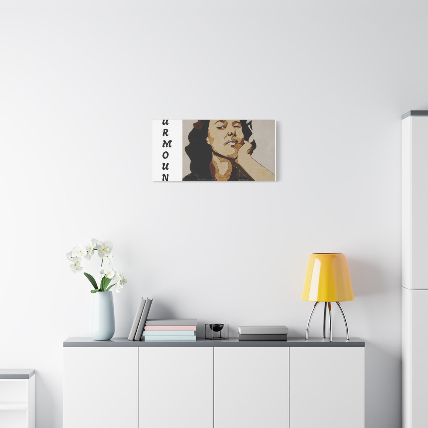 "Surmount", Dorothy Danbridge inspired Contemporary Art Canvas Print - Modern Serene Portrait Decoration