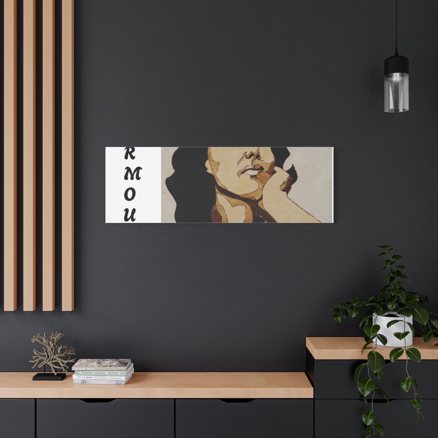 "Surmount", Dorothy Danbridge inspired Contemporary Art Canvas Print - Modern Serene Portrait Decoration