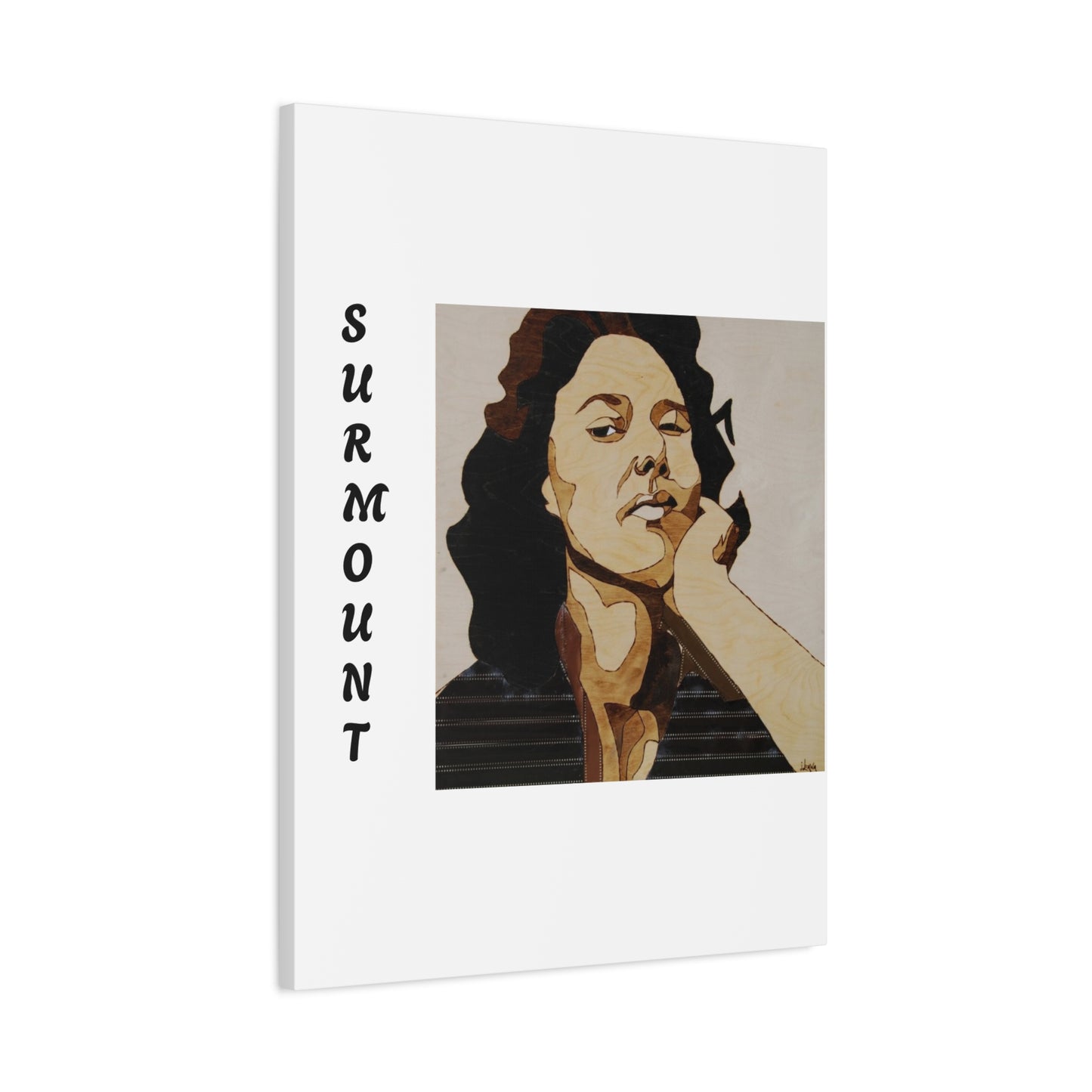 "Surmount", Dorothy Danbridge inspired Contemporary Art Canvas Print - Modern Serene Portrait Decoration