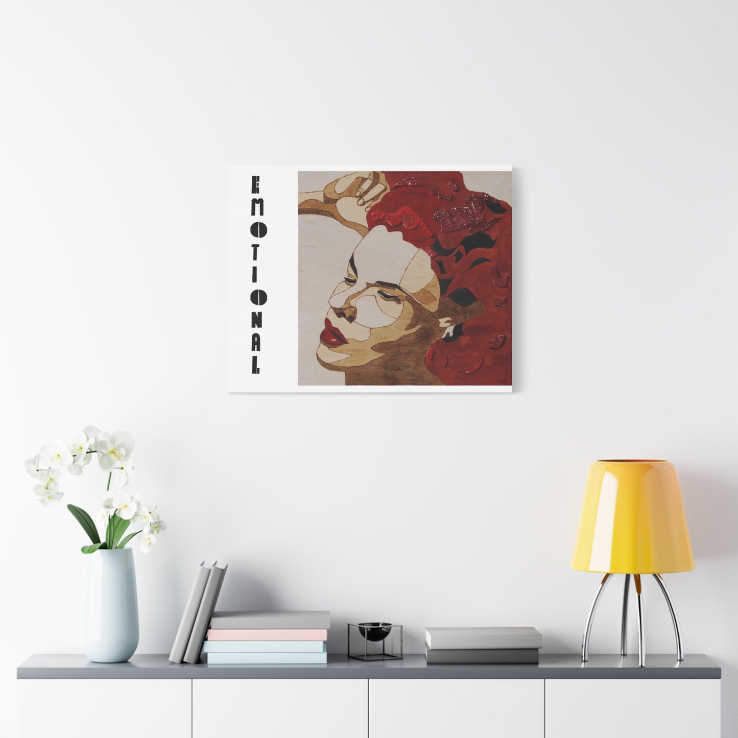 "Emotional" Canvas, Stretched, 1.25"