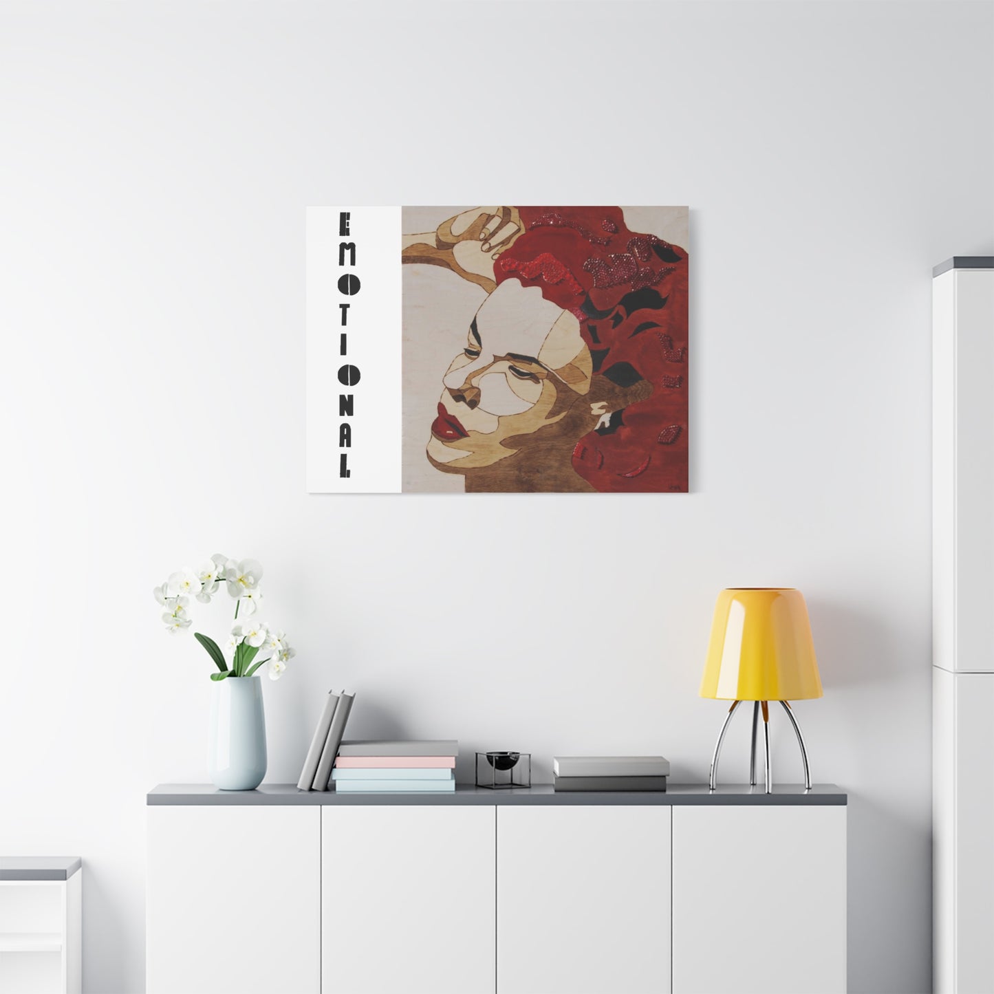 "Emotional" Canvas, Stretched, 1.25"