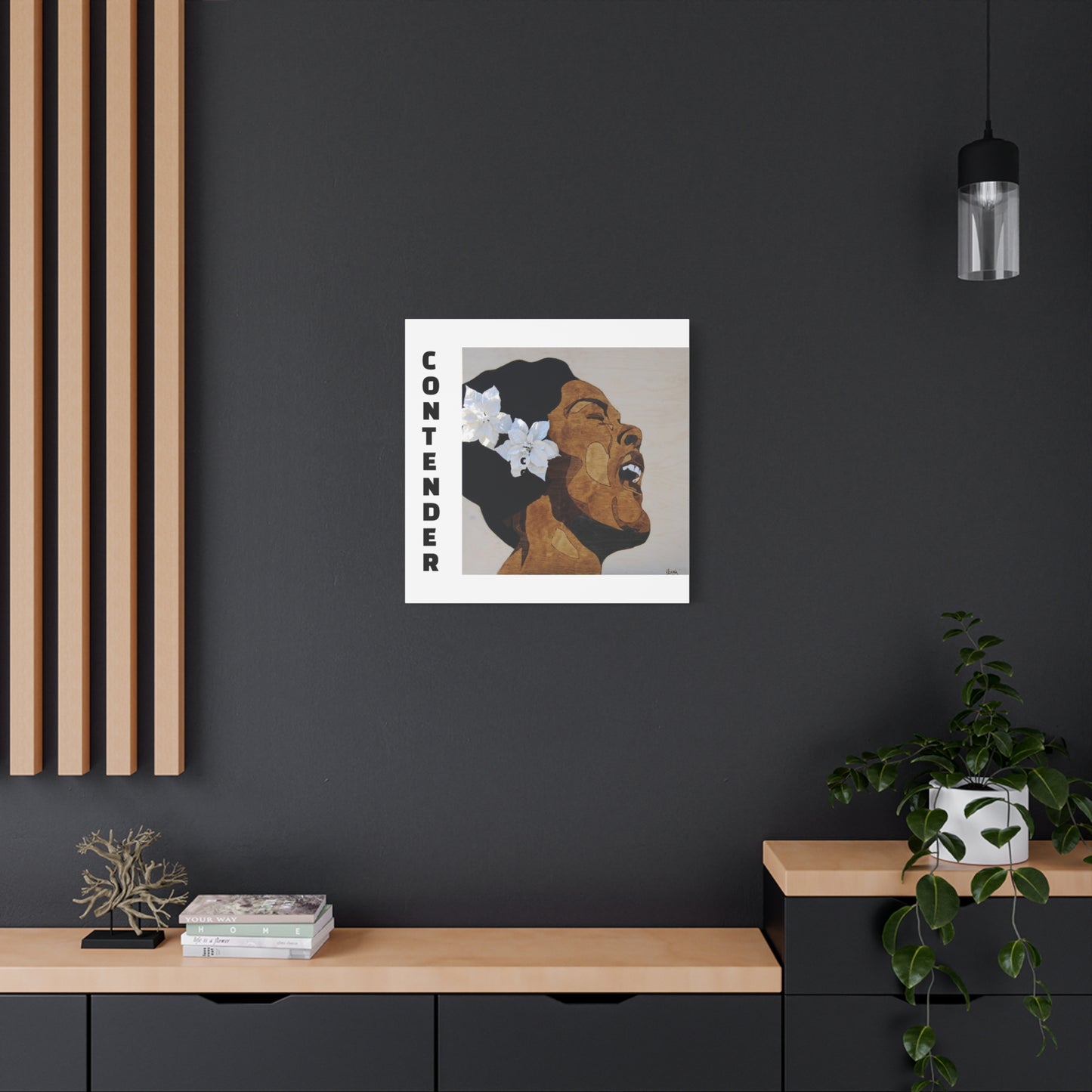 Inspirational Wall Art - Contender Canvas Print