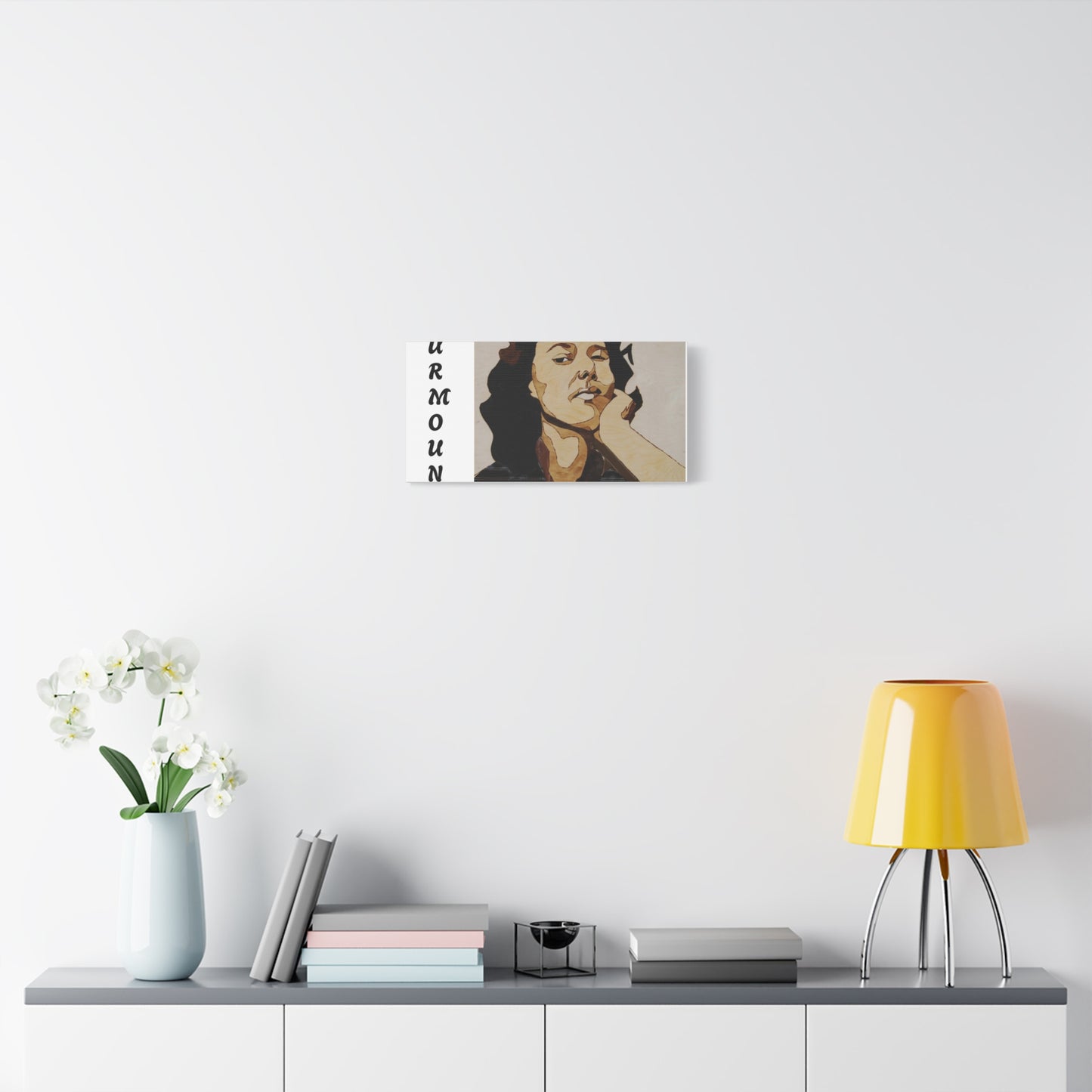"Surmount", Dorothy Danbridge inspired Contemporary Art Canvas Print - Modern Serene Portrait Decoration
