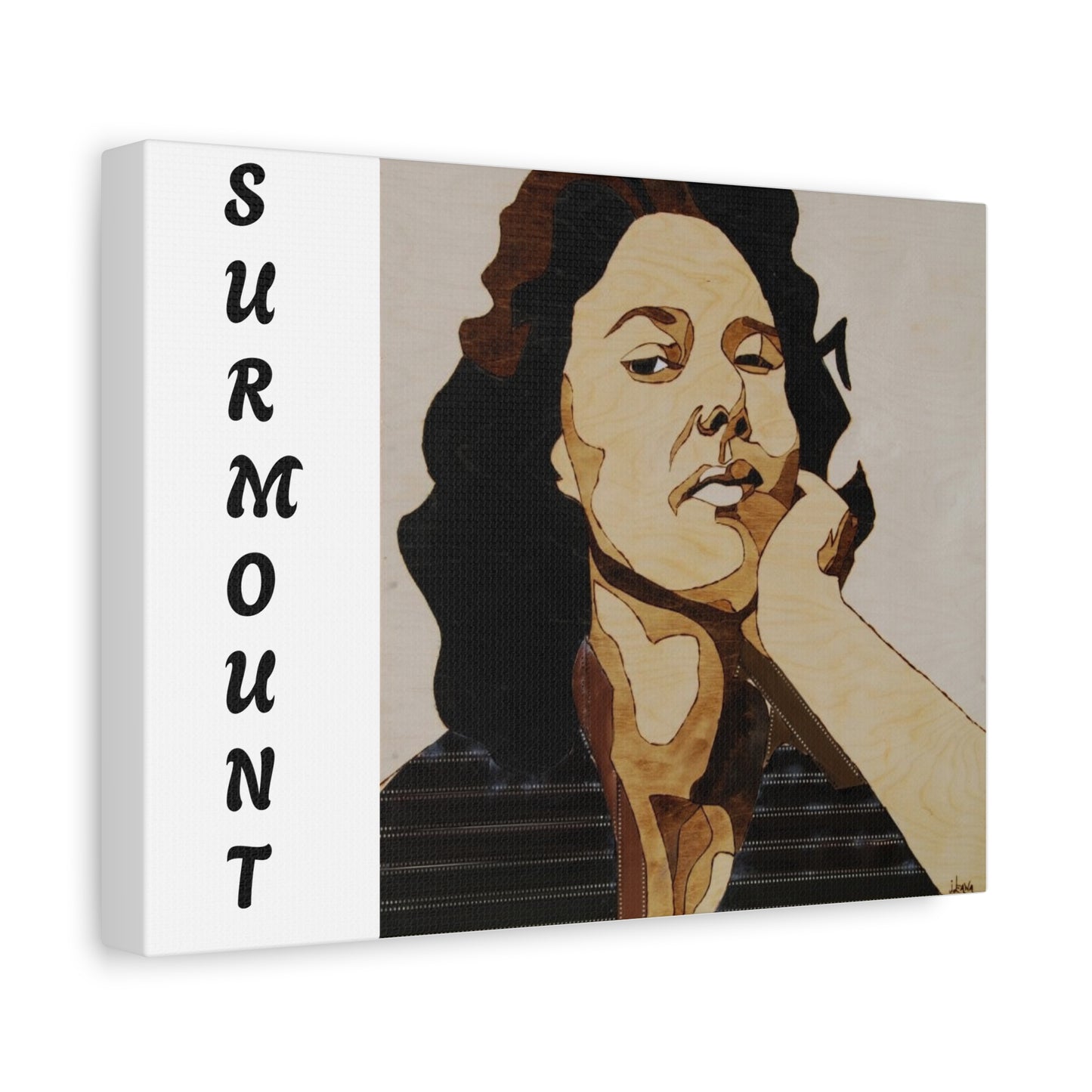 "Surmount", Dorothy Danbridge inspired Contemporary Art Canvas Print - Modern Serene Portrait Decoration