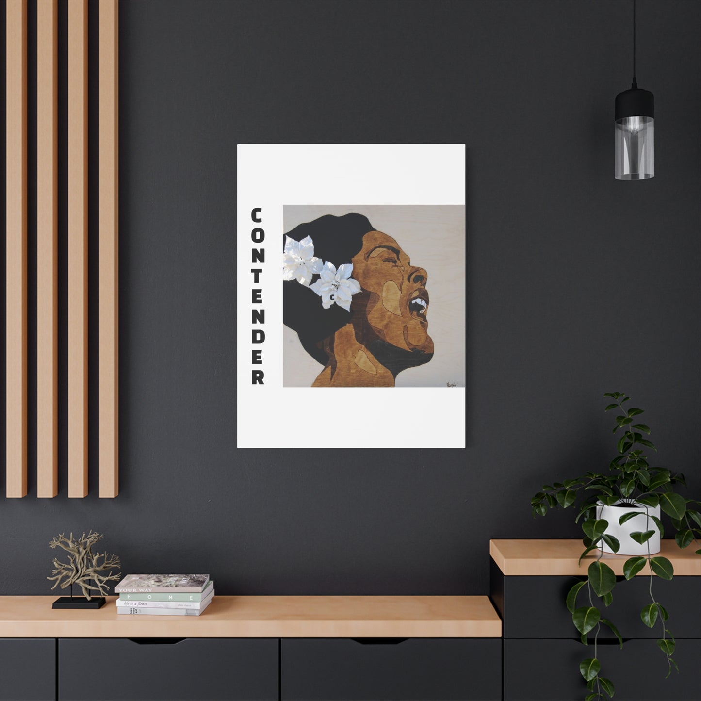 Inspirational Wall Art - Contender Canvas Print