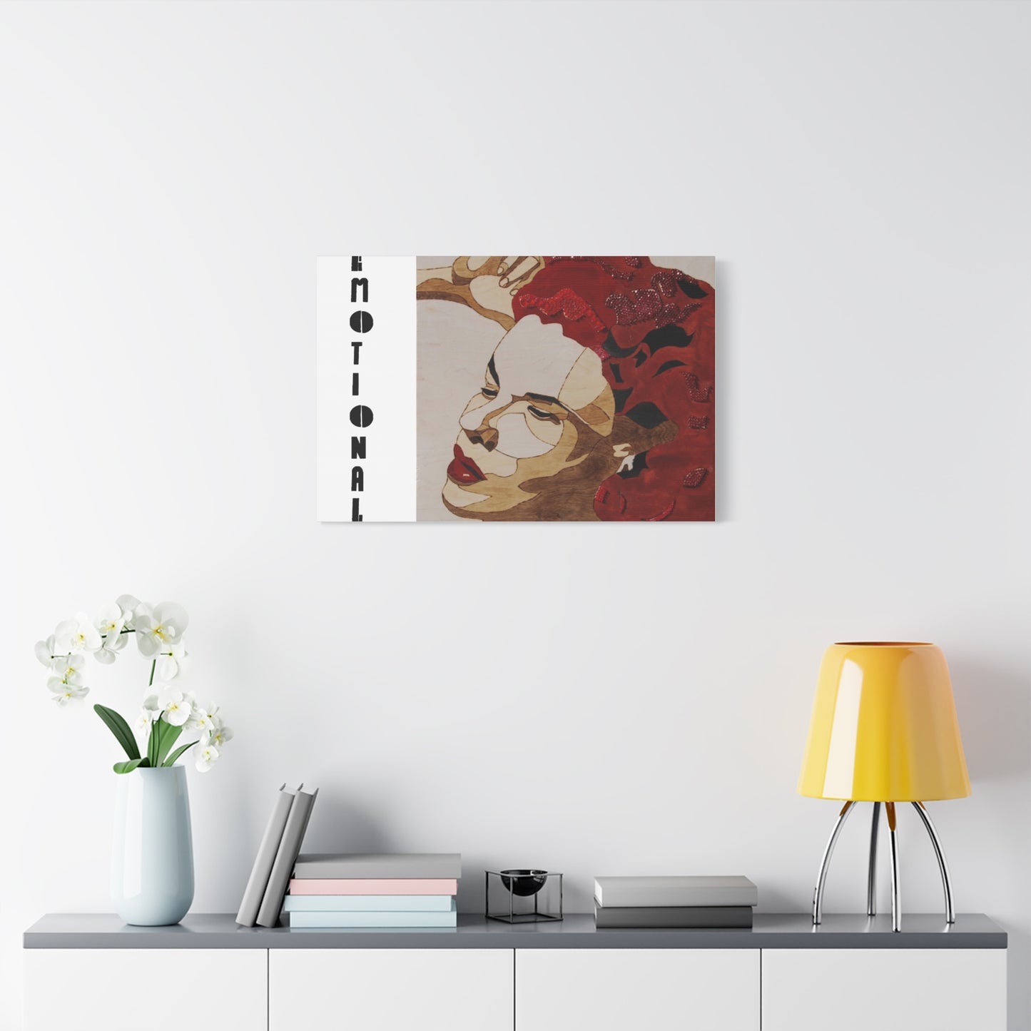 "Emotional" Canvas, Stretched, 1.25"