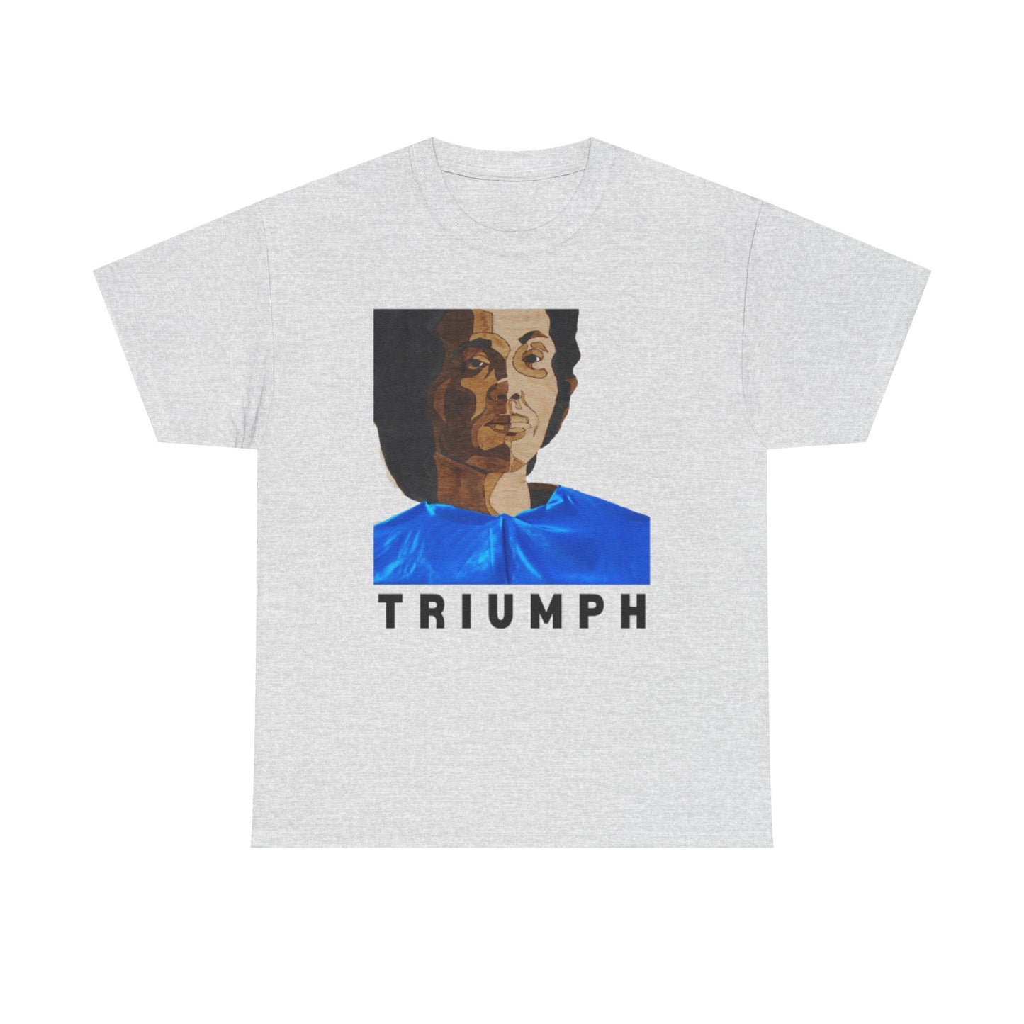 Inspirational Triumph T-Shirt, Unisex Heavy Cotton Tee, Motivational Apparel, Graphic Tee, Perfect for Activism and Celebrations