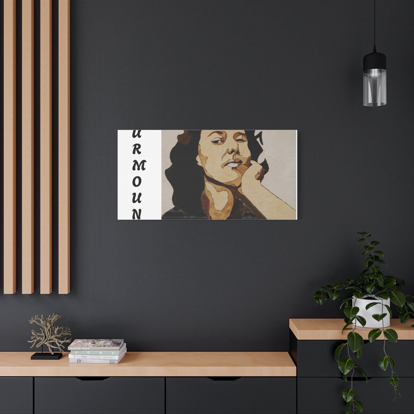 "Surmount", Dorothy Danbridge inspired Contemporary Art Canvas Print - Modern Serene Portrait Decoration