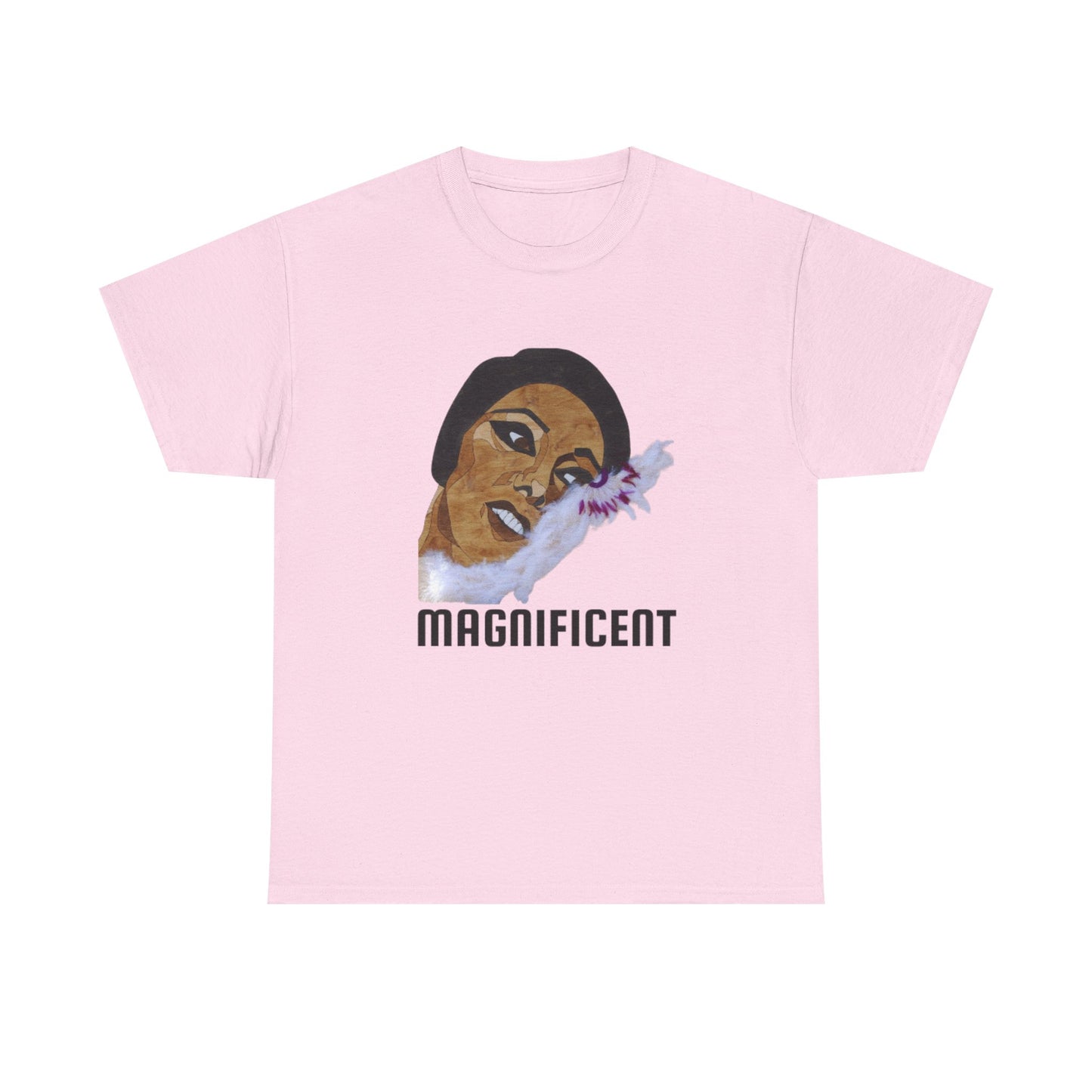 Magnificent Unisex Heavy Cotton Tee, Empowering Shirt, Art-Inspired Tee, Gift for Art Lovers, Everyday Wear, Statement Fashion