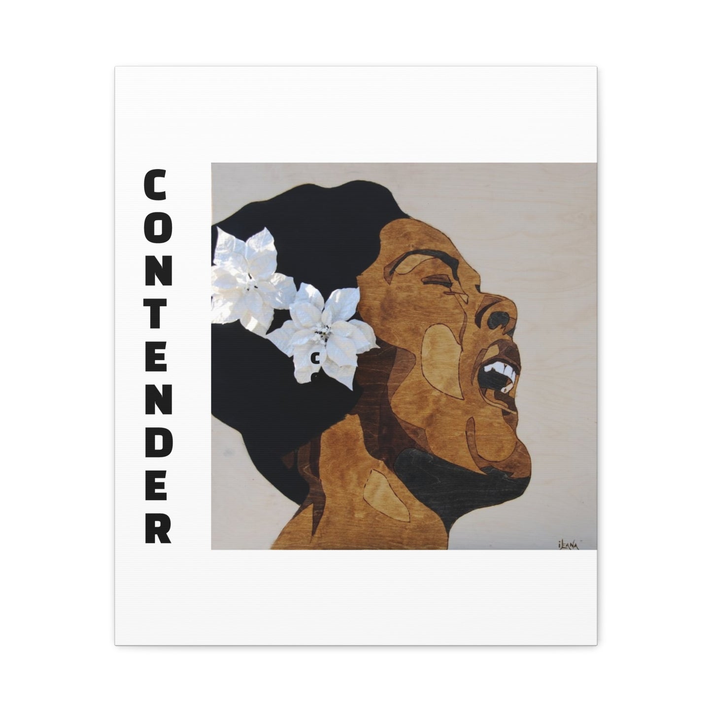 Inspirational Wall Art - Contender Canvas Print