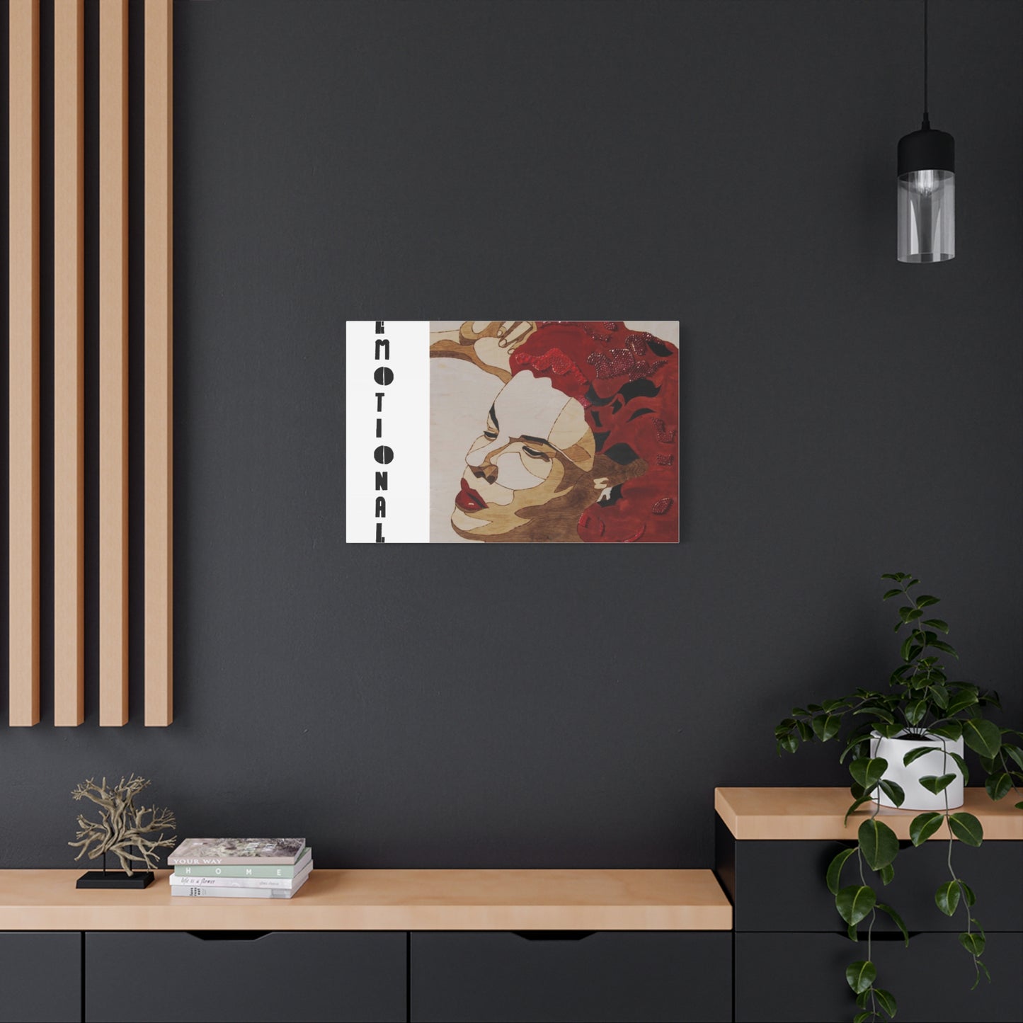 "Emotional" Canvas, Stretched, 1.25"