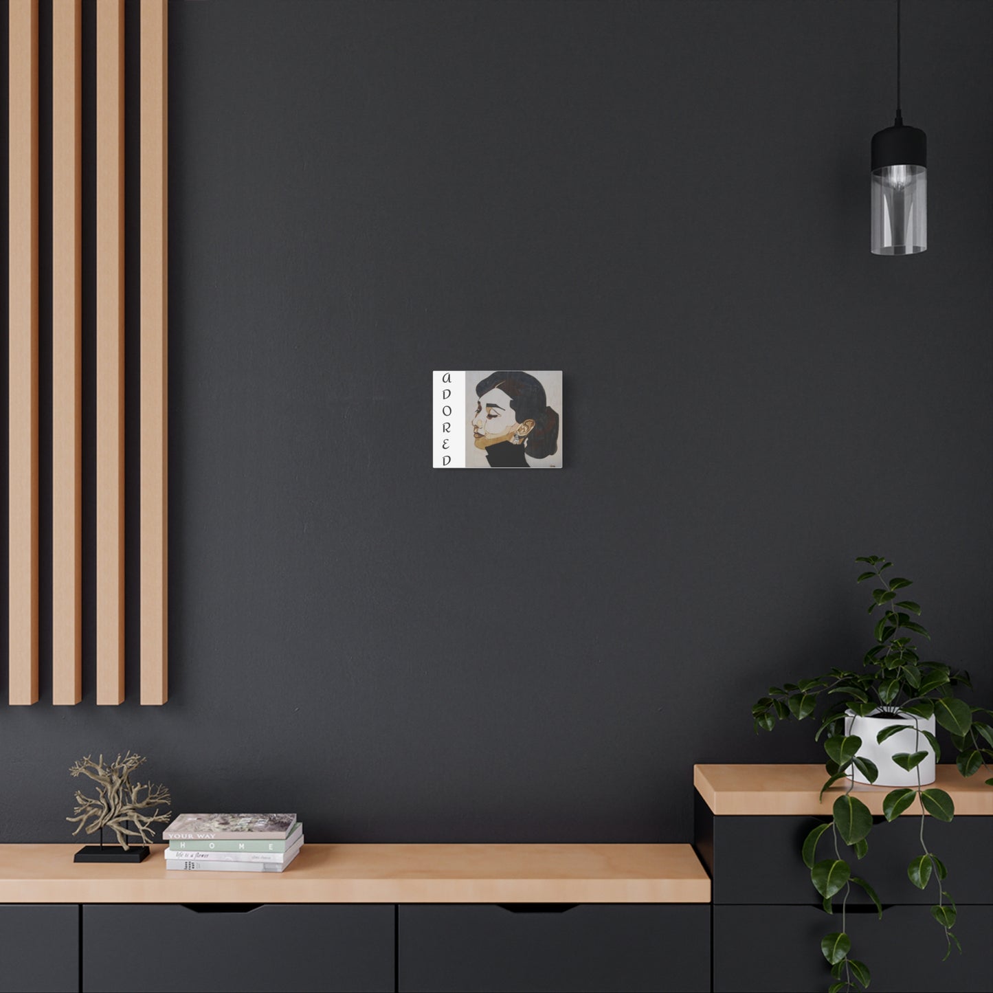 "Adored"Canvas Art – Stylish Portrait of a Woman
