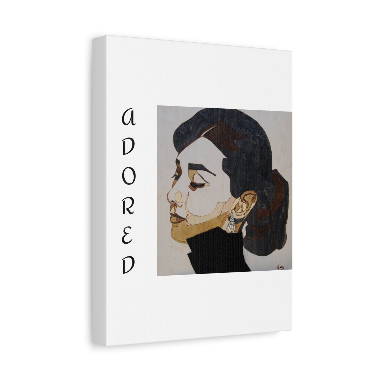 "Adored"Canvas Art – Stylish Portrait of a Woman