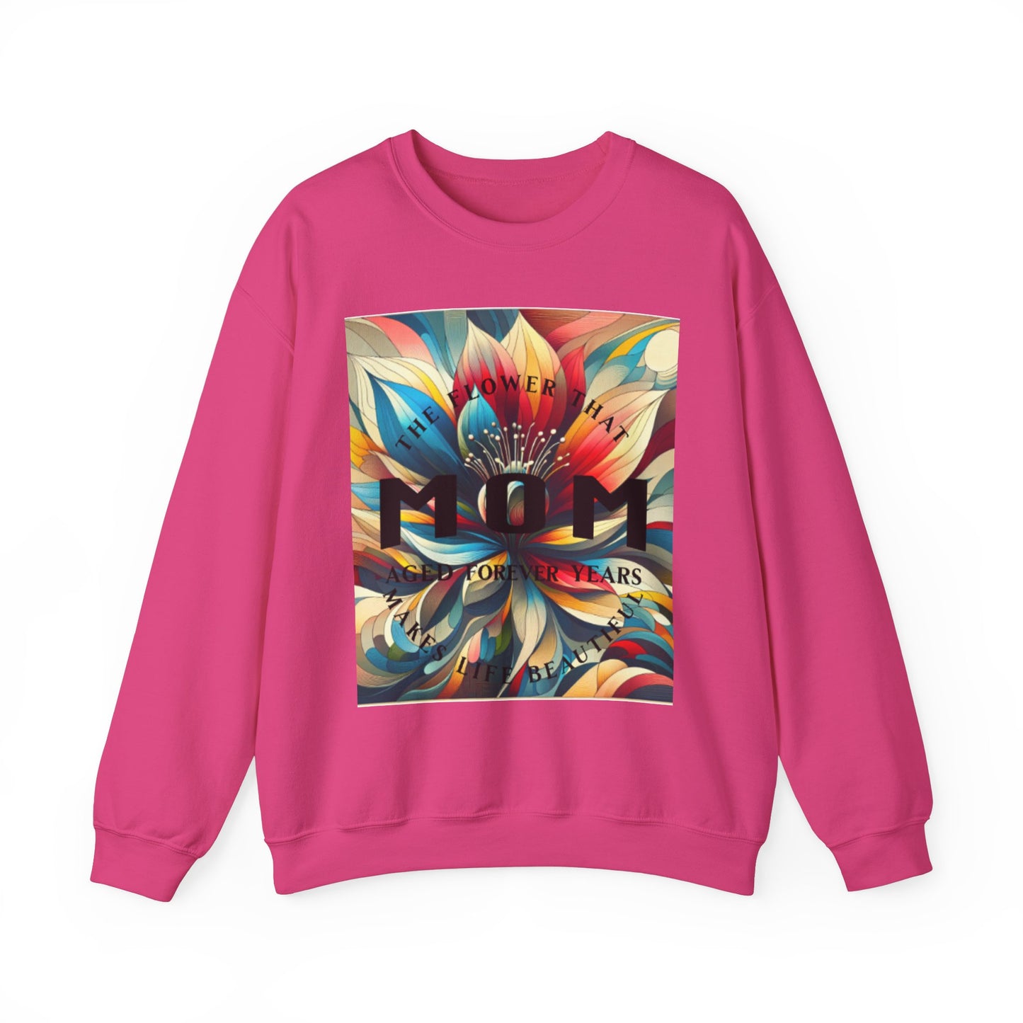 "The Flower" Mom Crewneck Sweatshirt - Perfect Gift for Mother's Day