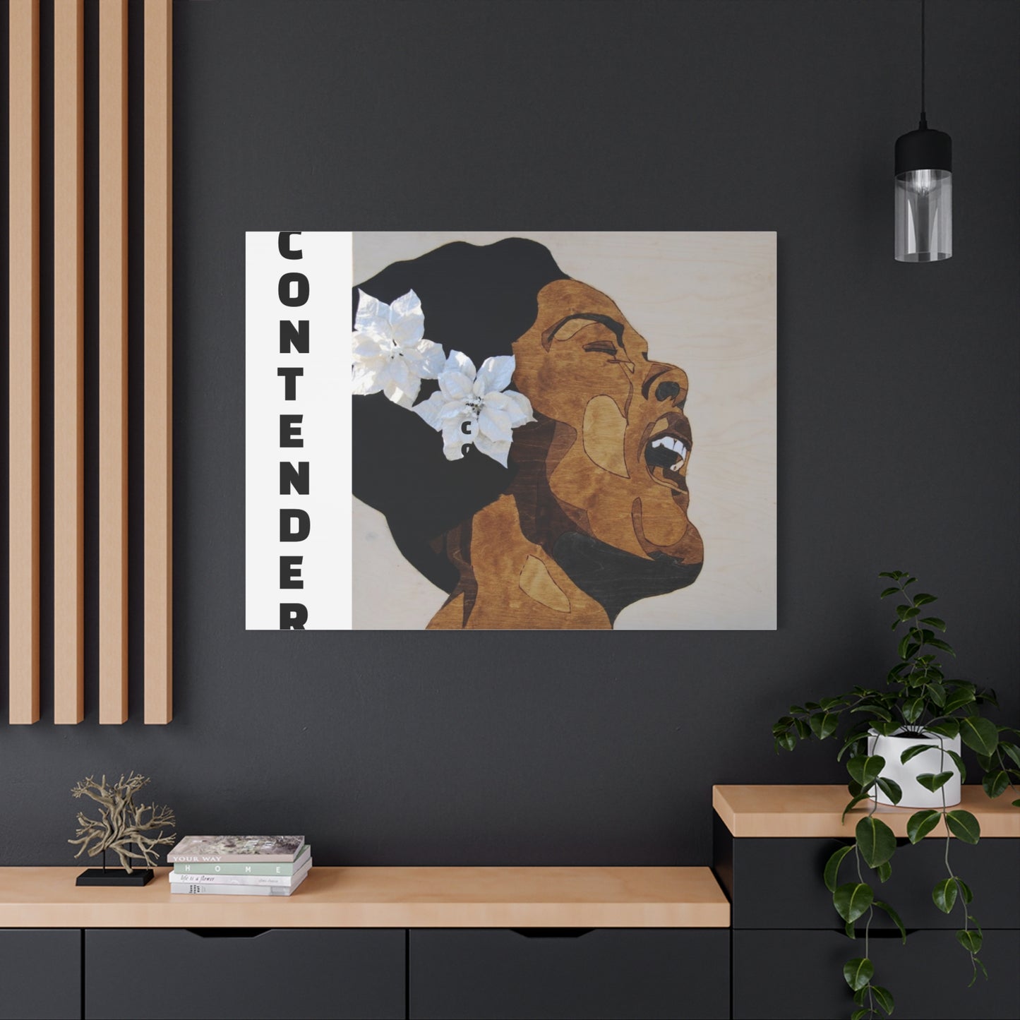 Inspirational Wall Art - Contender Canvas Print