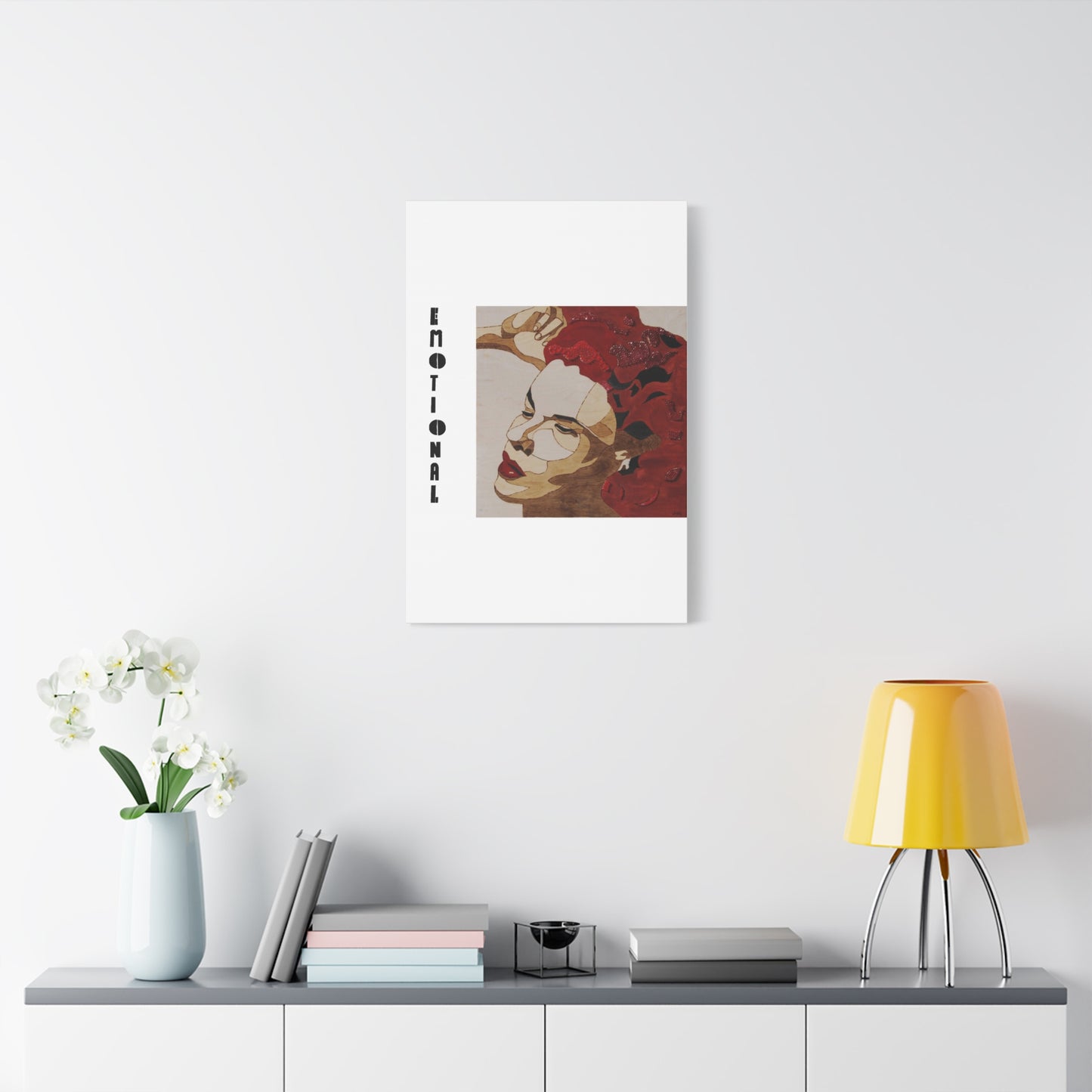 "Emotional" Canvas, Stretched, 1.25"