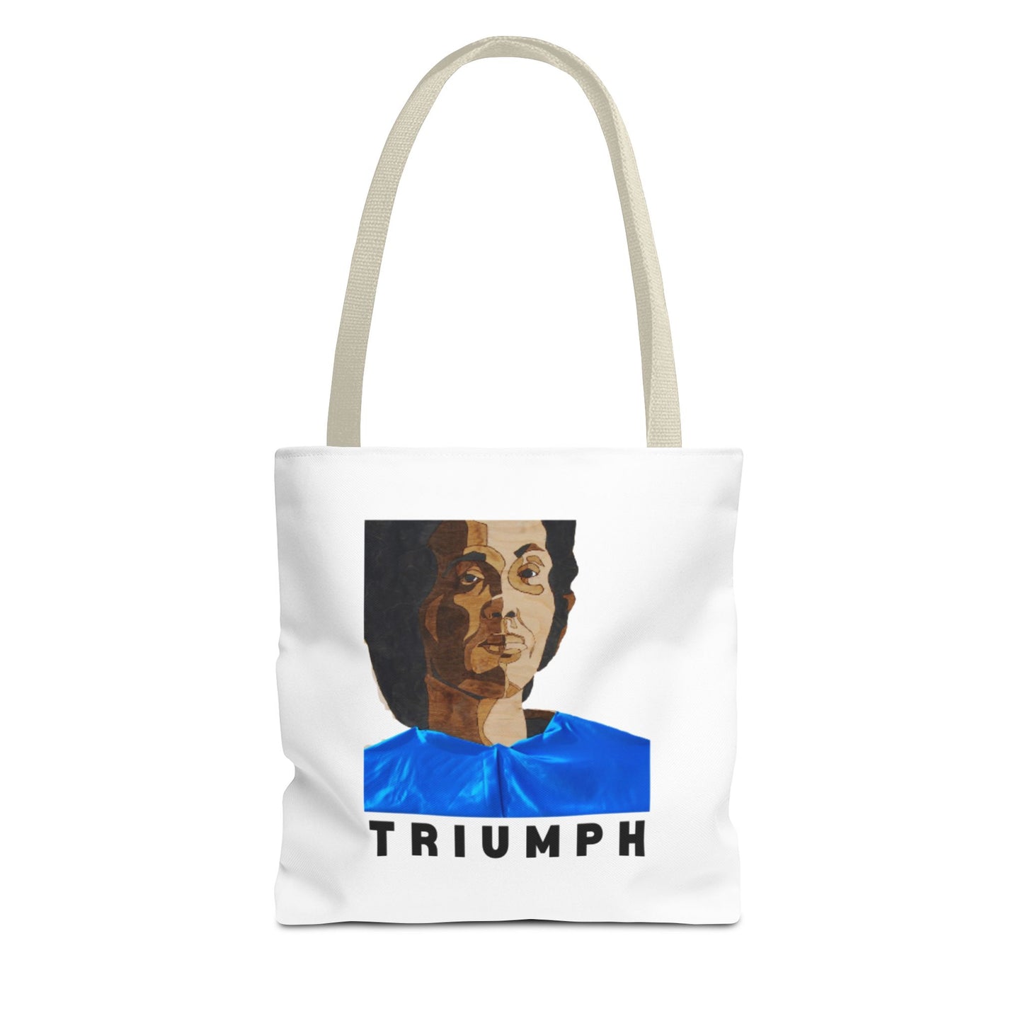 Inspirational Triumph Tote Bag, Motivational Carryall, Gift for Students, Eco-Friendly Bag, Woman Empowerment Design