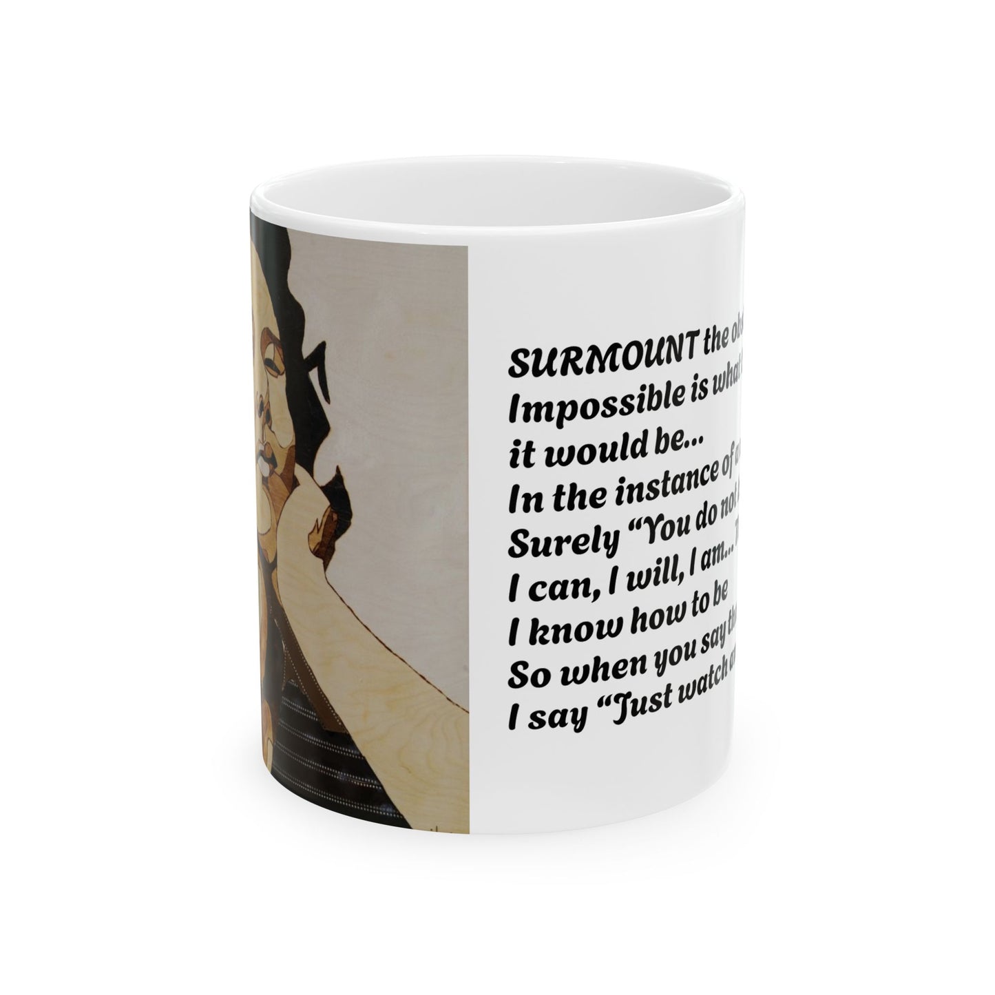 Artistic Ceramic Mug - Unique Design for Coffee Lovers