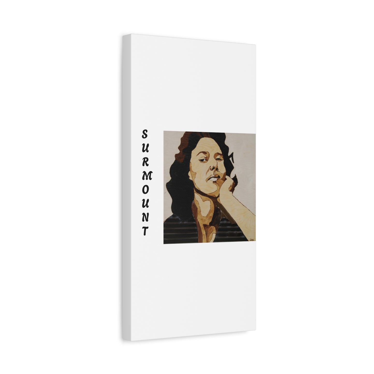 "Surmount", Dorothy Danbridge inspired Contemporary Art Canvas Print - Modern Serene Portrait Decoration