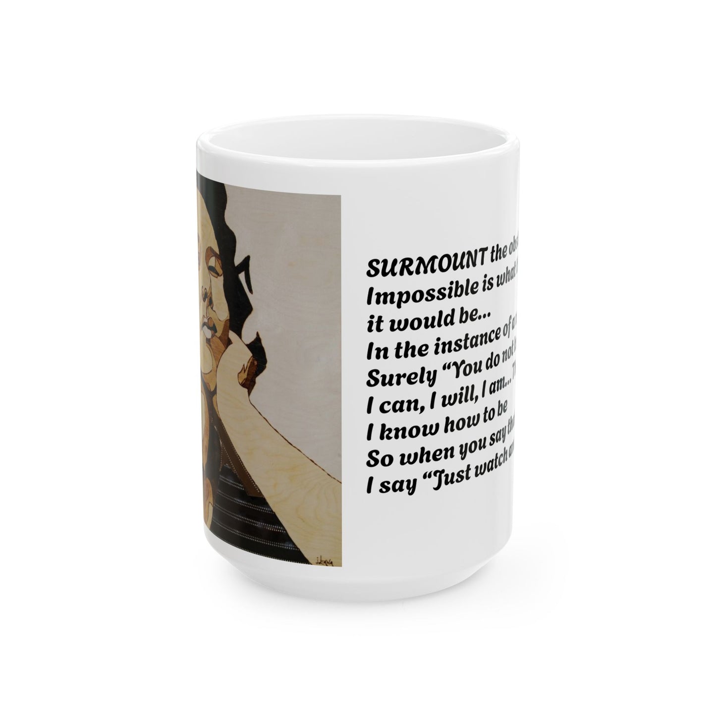 Artistic Ceramic Mug - Unique Design for Coffee Lovers