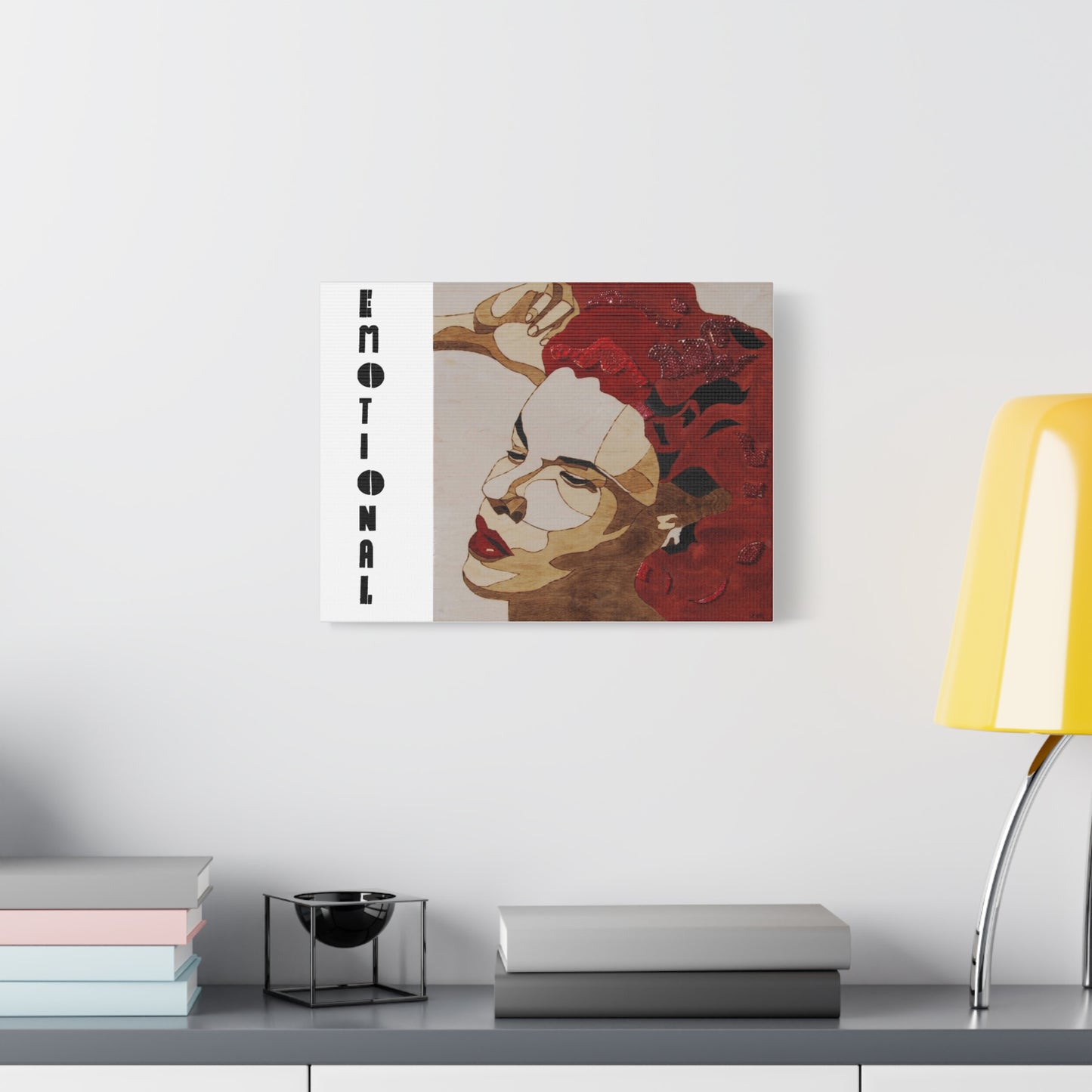 "Emotional" Canvas, Stretched, 1.25"