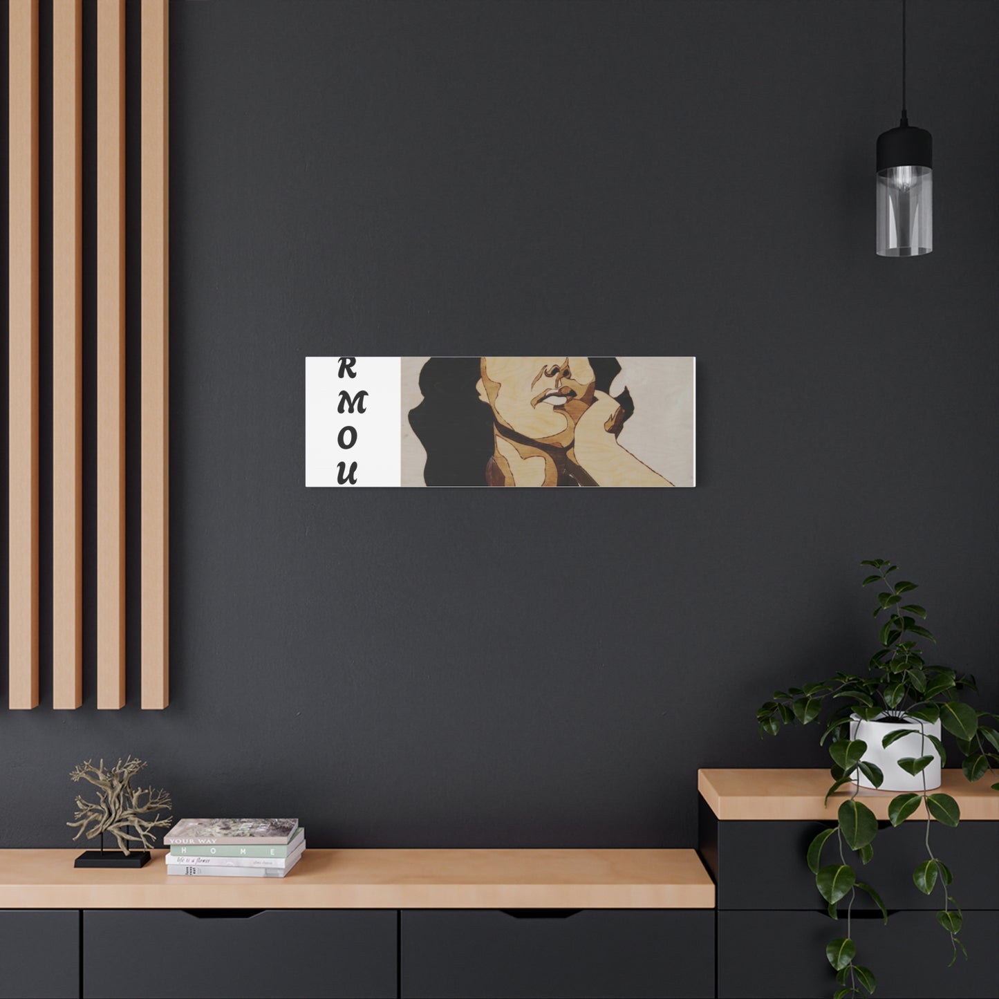 "Surmount", Dorothy Danbridge inspired Contemporary Art Canvas Print - Modern Serene Portrait Decoration