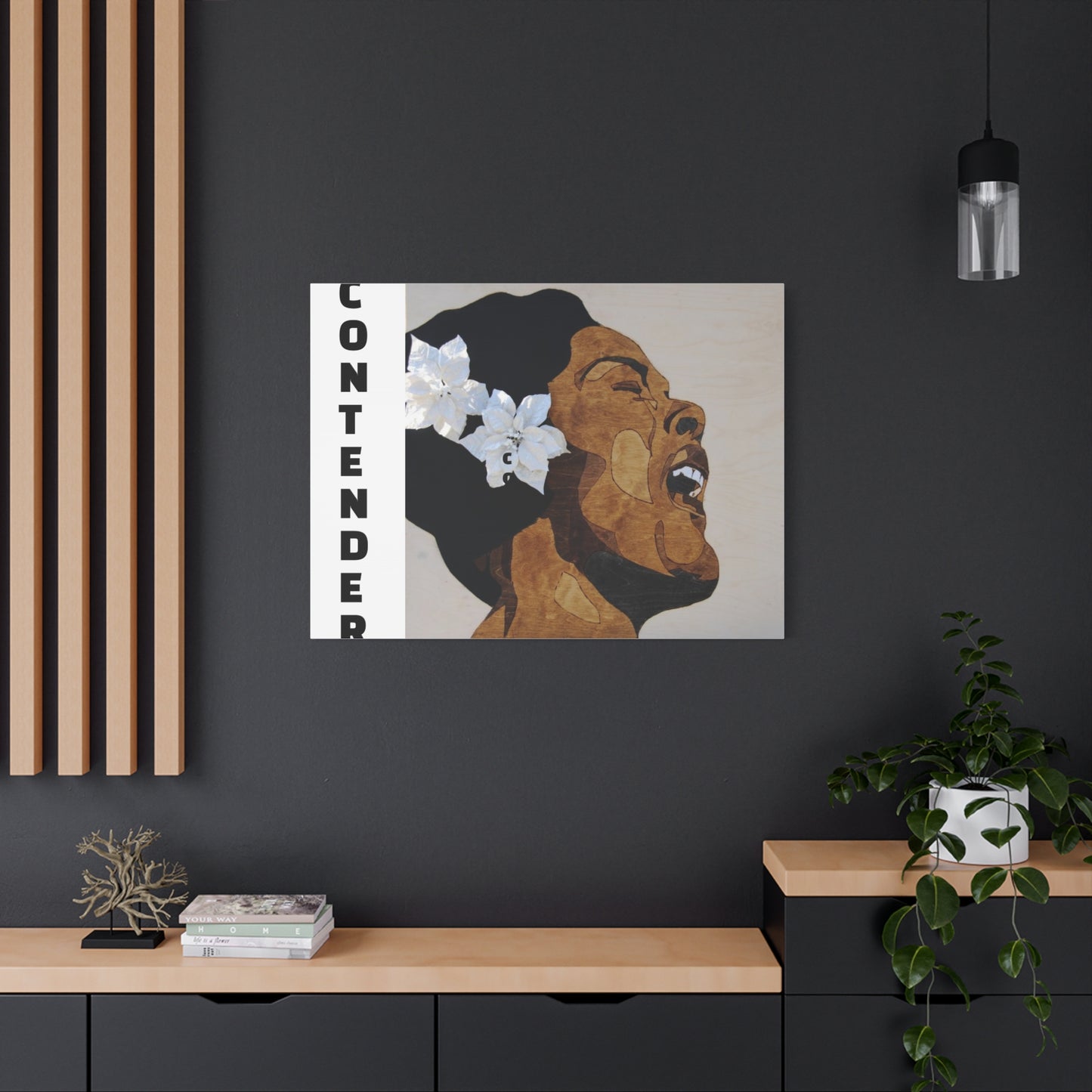 Inspirational Wall Art - Contender Canvas Print