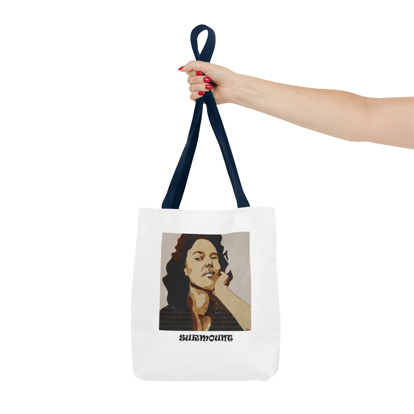Empowering Tote Bag - Unique Art Print, Gift for Women, Confidence Bag, Everyday Use, Motivational Tote, Fashion Accessory
