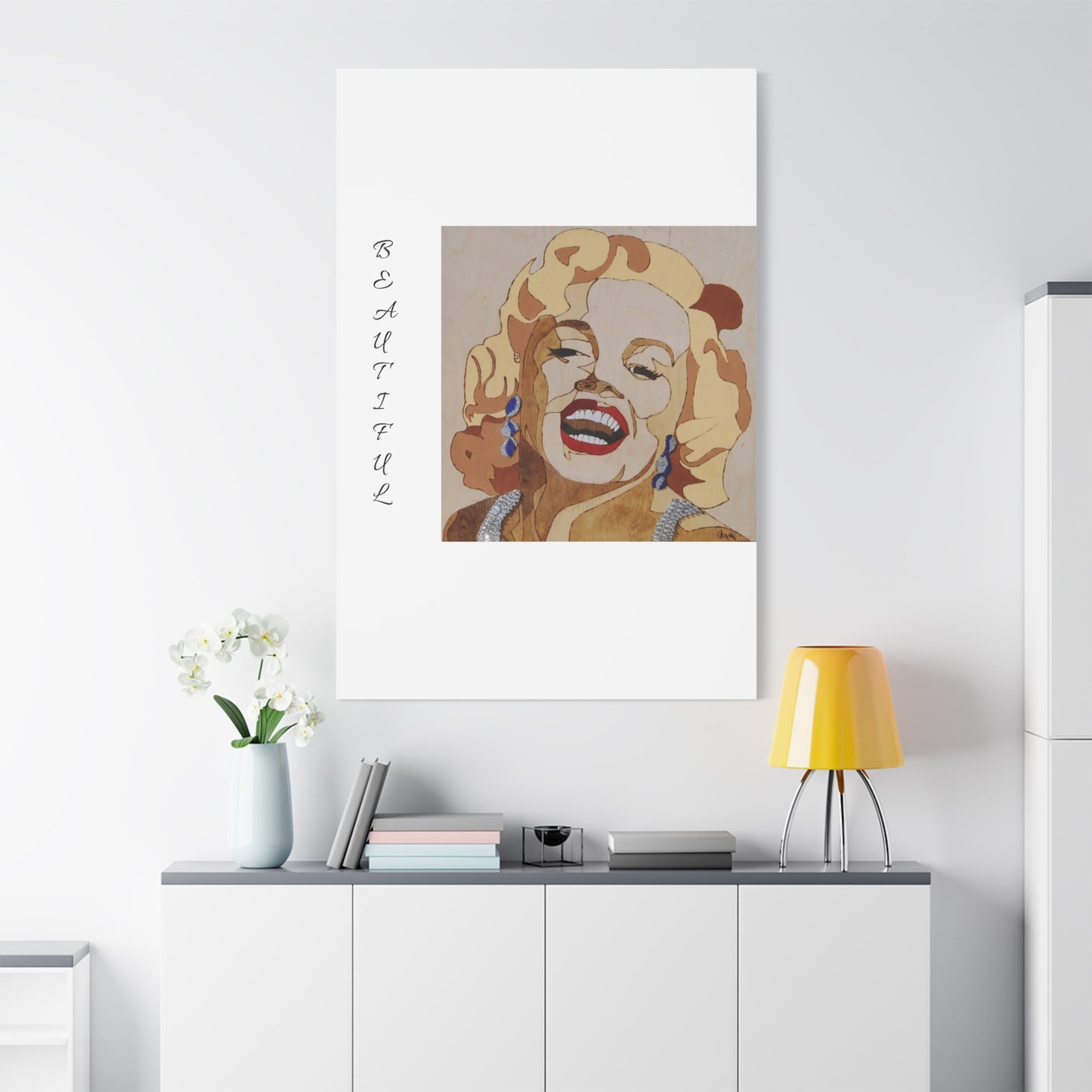Marilyn Monroe Art Canvas - Stretched Wall Decor for Home & Office