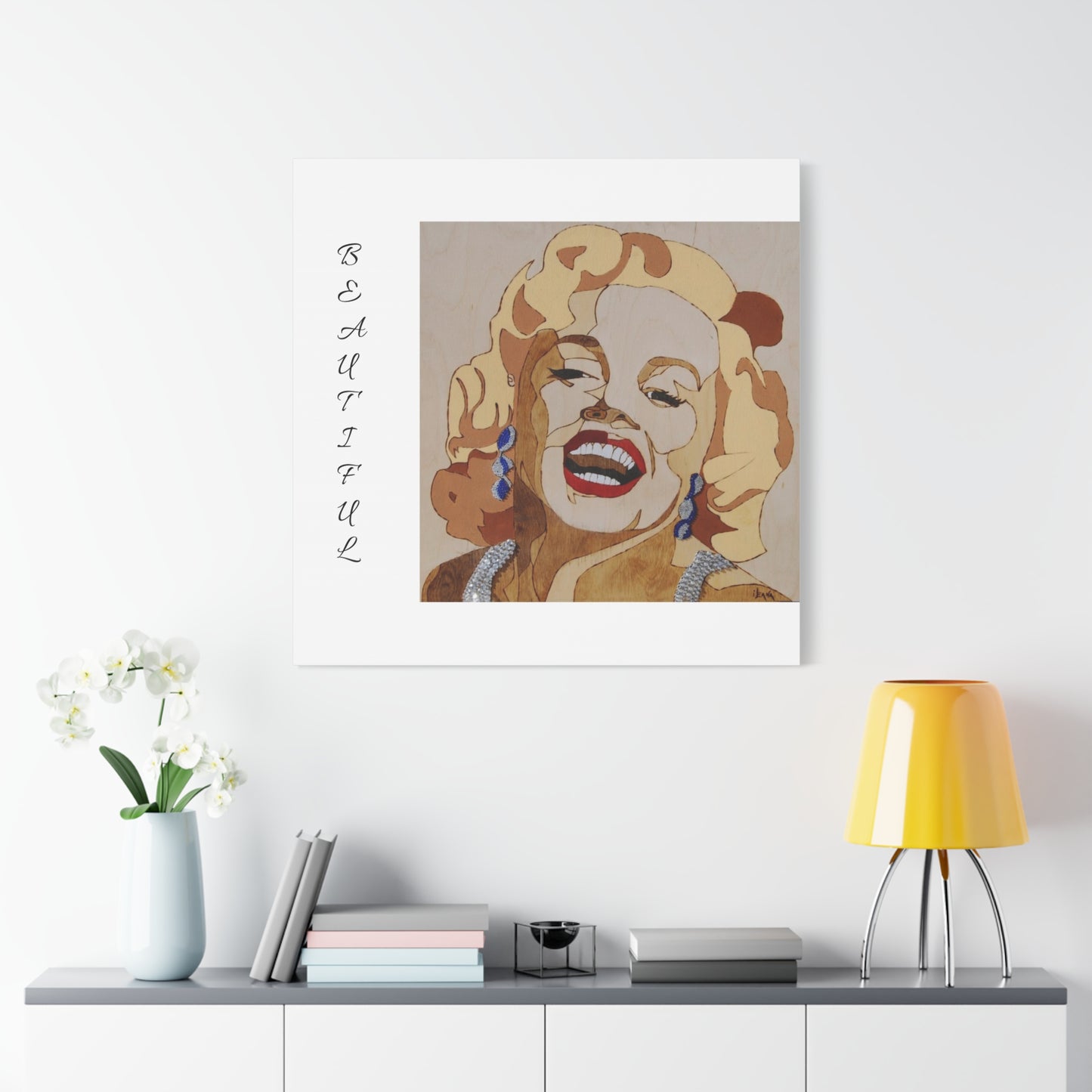 Marilyn Monroe Art Canvas - Stretched Wall Decor for Home & Office
