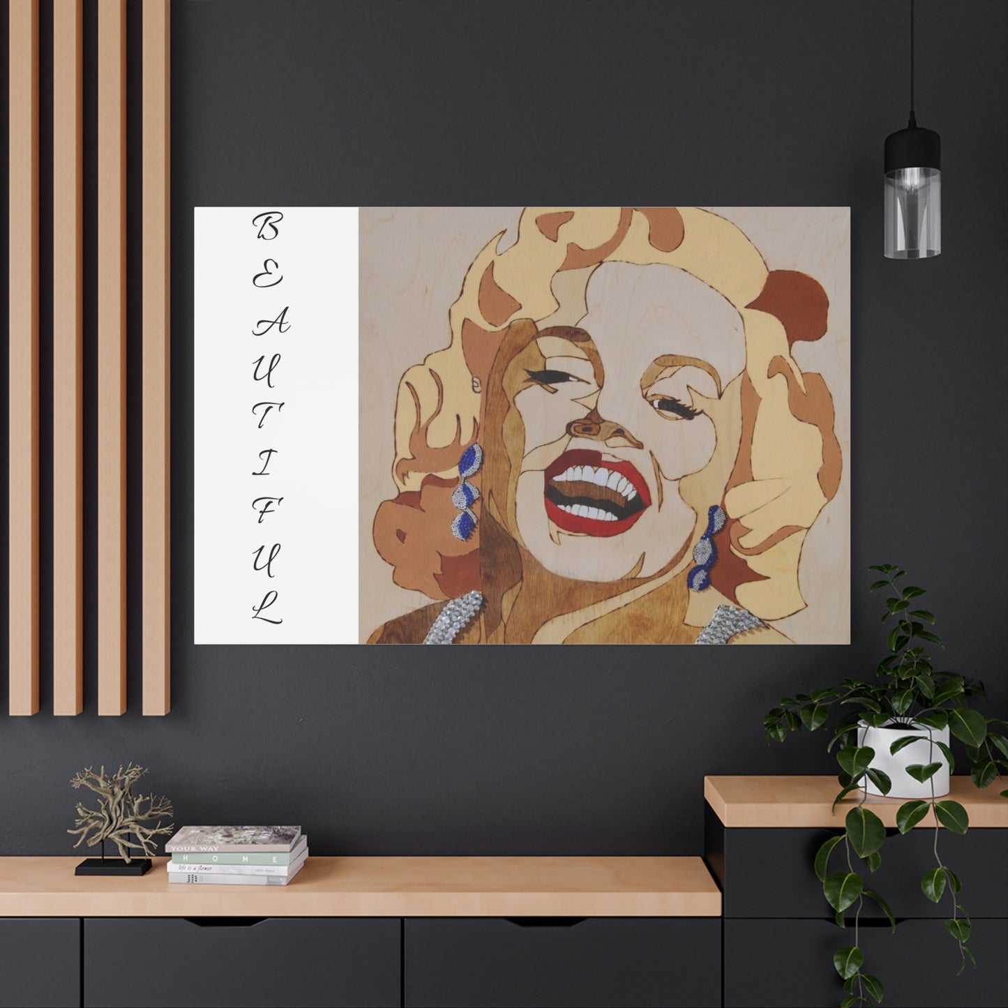 Marilyn Monroe Art Canvas - Stretched Wall Decor for Home & Office
