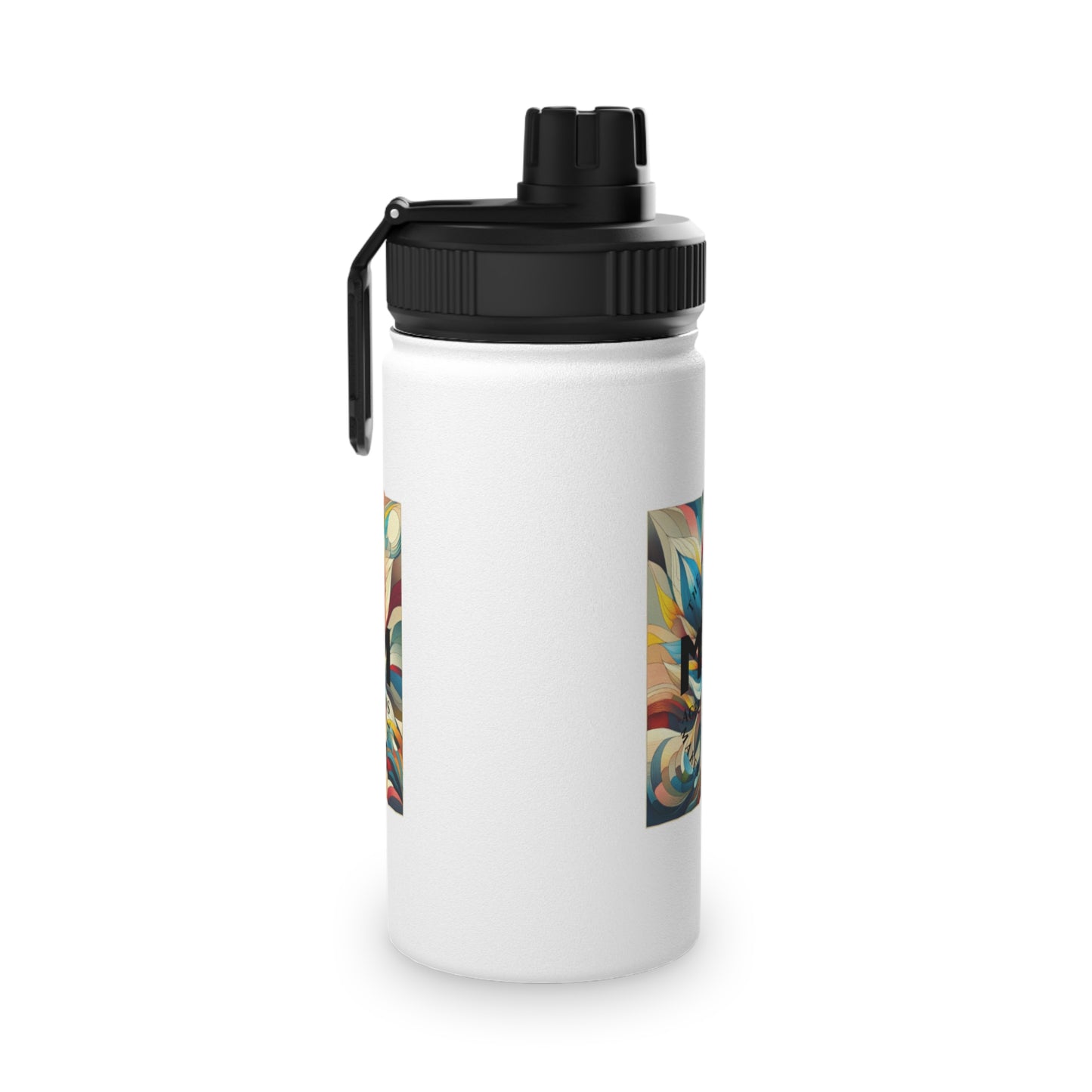 Colorful Stainless Steel Water Bottle with Sports Lid - Perfect for Fitness Enthusiasts