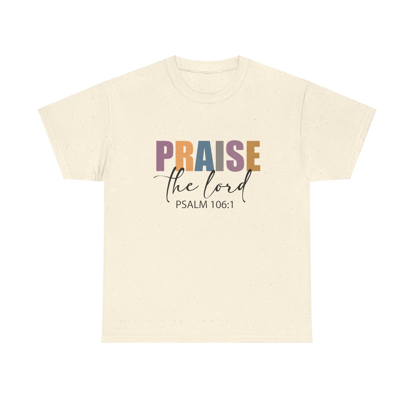 Praise the Lord Unisex Heavy Cotton Tee - Faith Inspired Apparel - Ileana Marie Designs