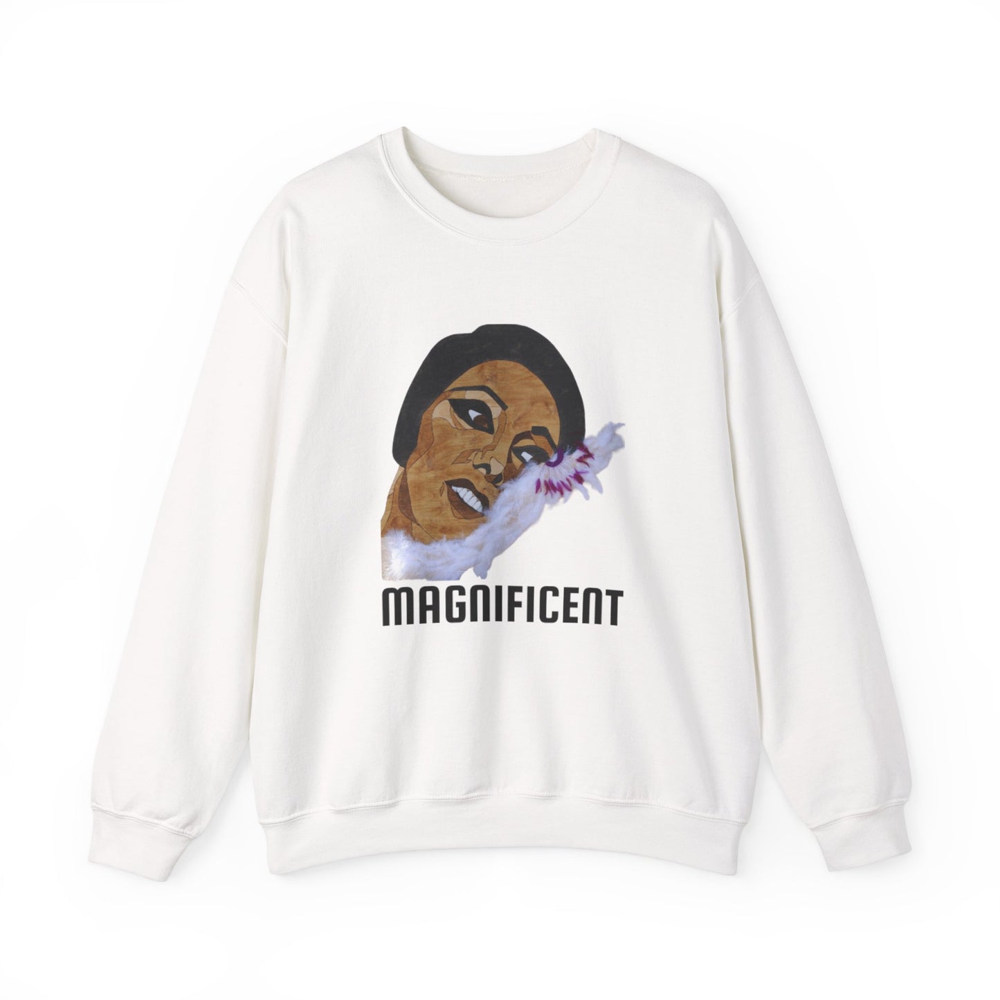 Magnificent Art Crewneck Sweatshirt, Cozy Unisex Sweatshirt, Inspirational Gift Sweatshirt, Unique Vintage Style, Everyday Casual Wear