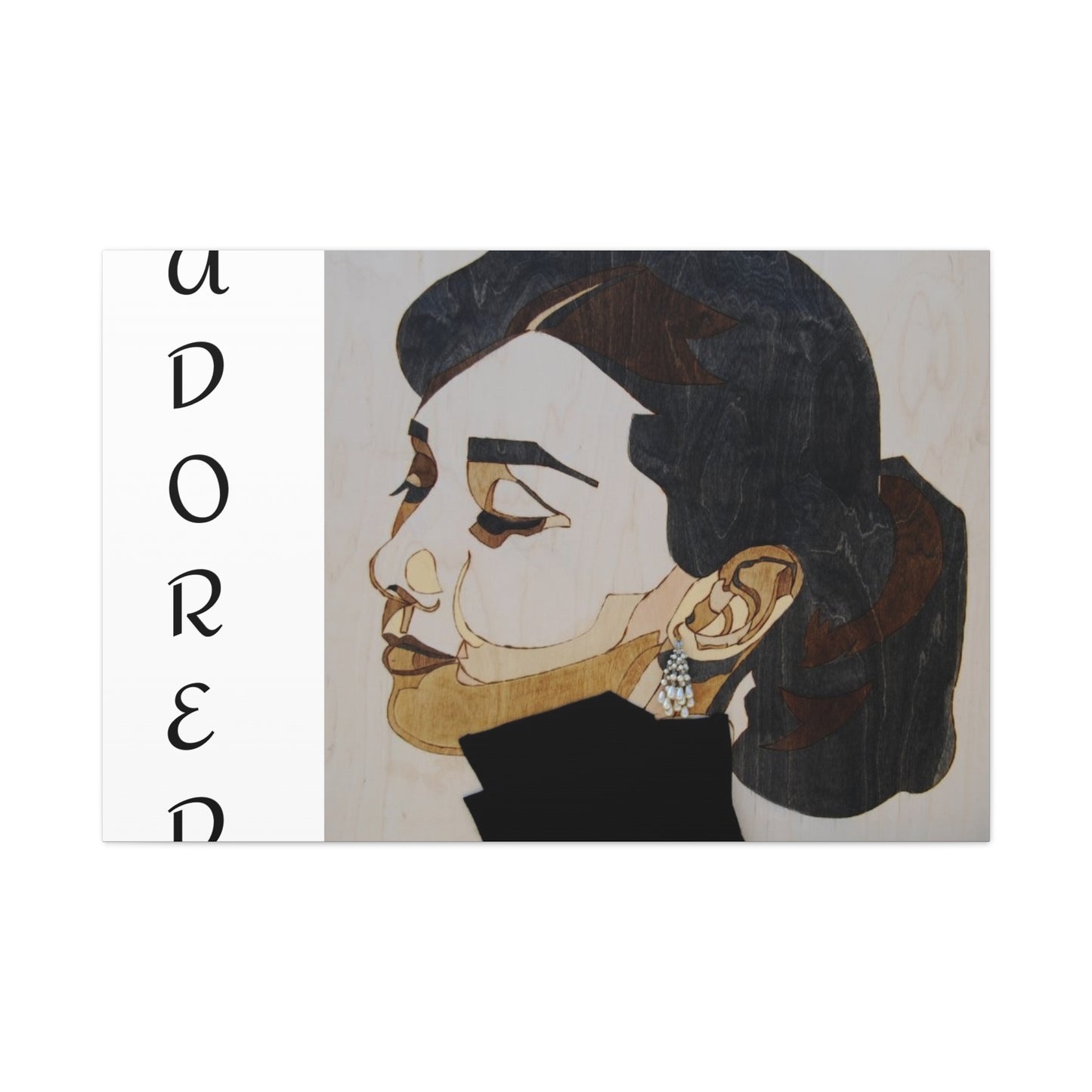 "Adored"Canvas Art – Stylish Portrait of a Woman