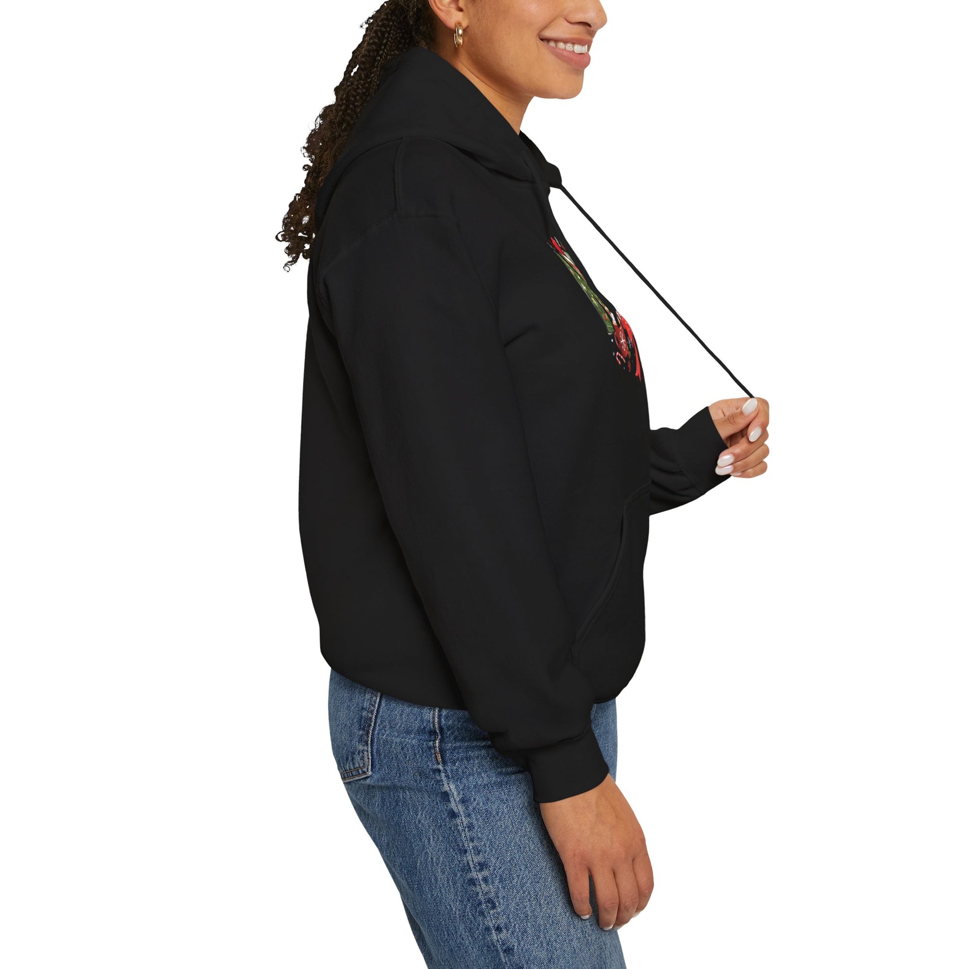 Festive Merry Sweatshirt - Unisex Heavy Blend™ Hoodie for Holiday Cheer - Ileana Marie Designs