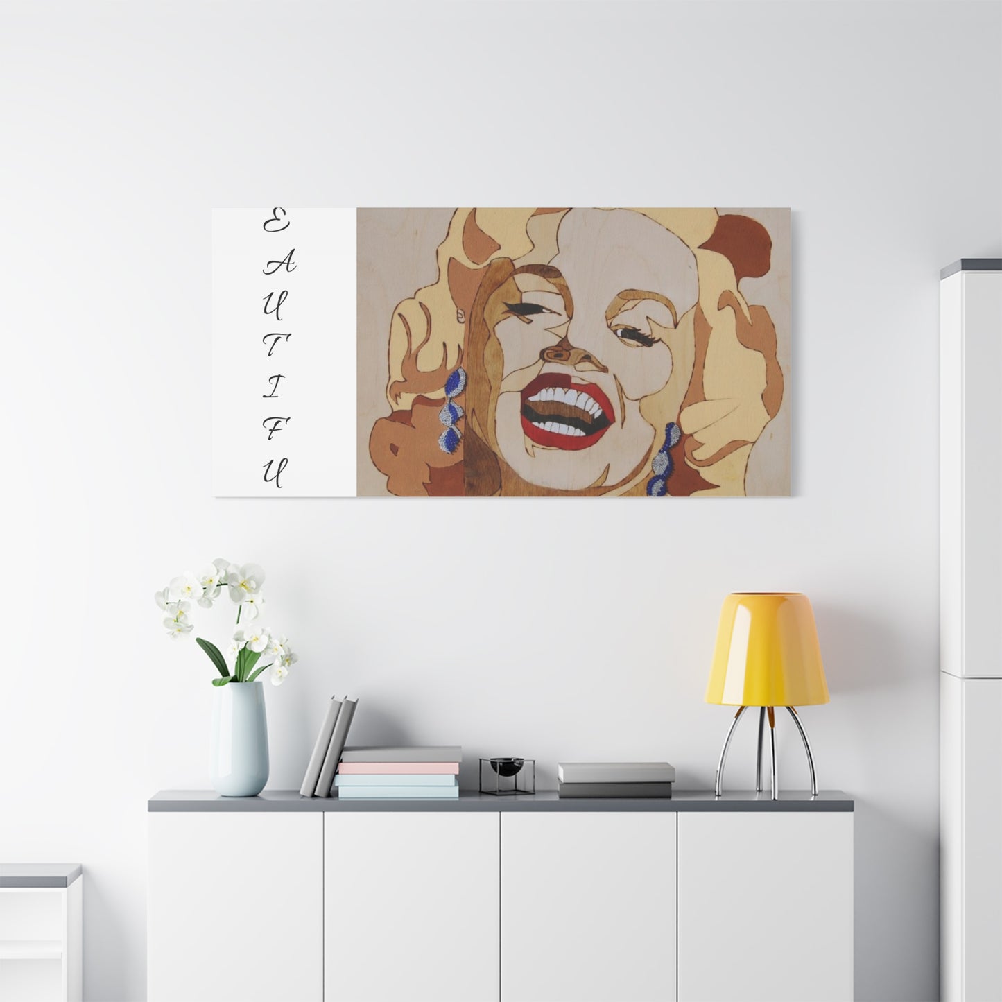 Marilyn Monroe Art Canvas - Stretched Wall Decor for Home & Office