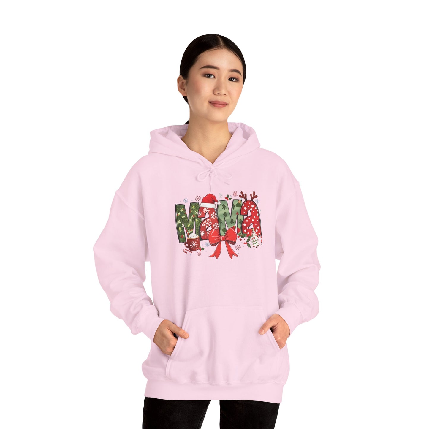 Festive Merry Sweatshirt - Unisex Heavy Blend™ Hoodie for Holiday Cheer - Ileana Marie Designs