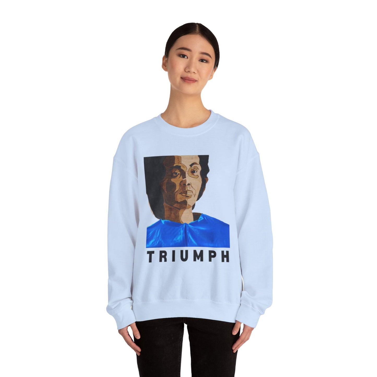 Triumph Unisex Heavy Blend™ Crewneck Sweatshirt, Inspirational Sweatshirt, Motivational Apparel, Perfect for Cozy Days, Great Gift for