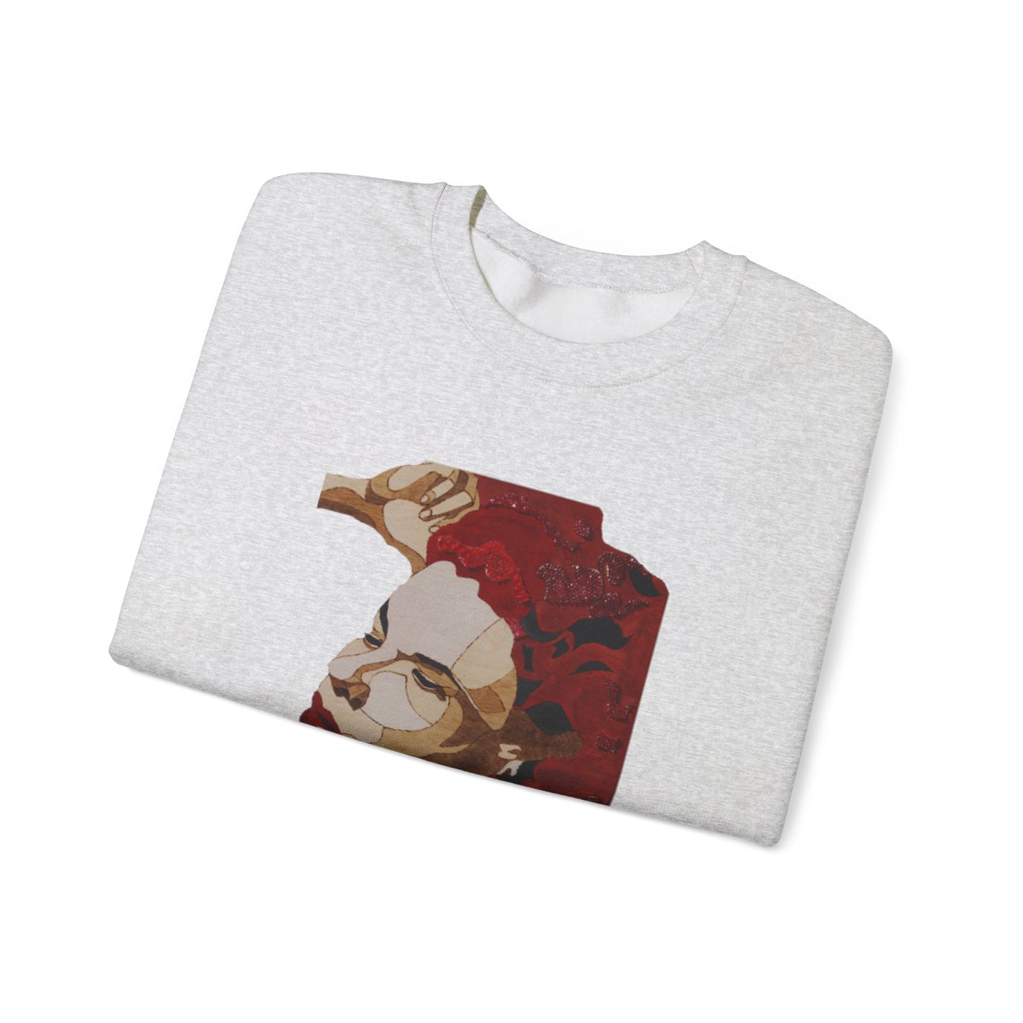Emotional Art Crewneck Sweatshirt, Unisex Graphic Sweatshirt, Fashionable Streetwear, Cozy Gift for Art Lovers, Perfect for Everyday Wear