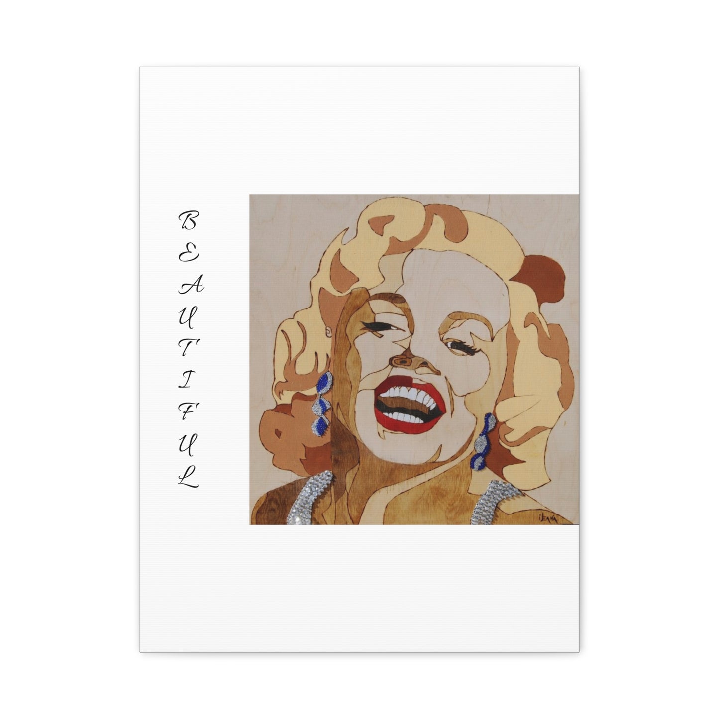 Marilyn Monroe Art Canvas - Stretched Wall Decor for Home & Office