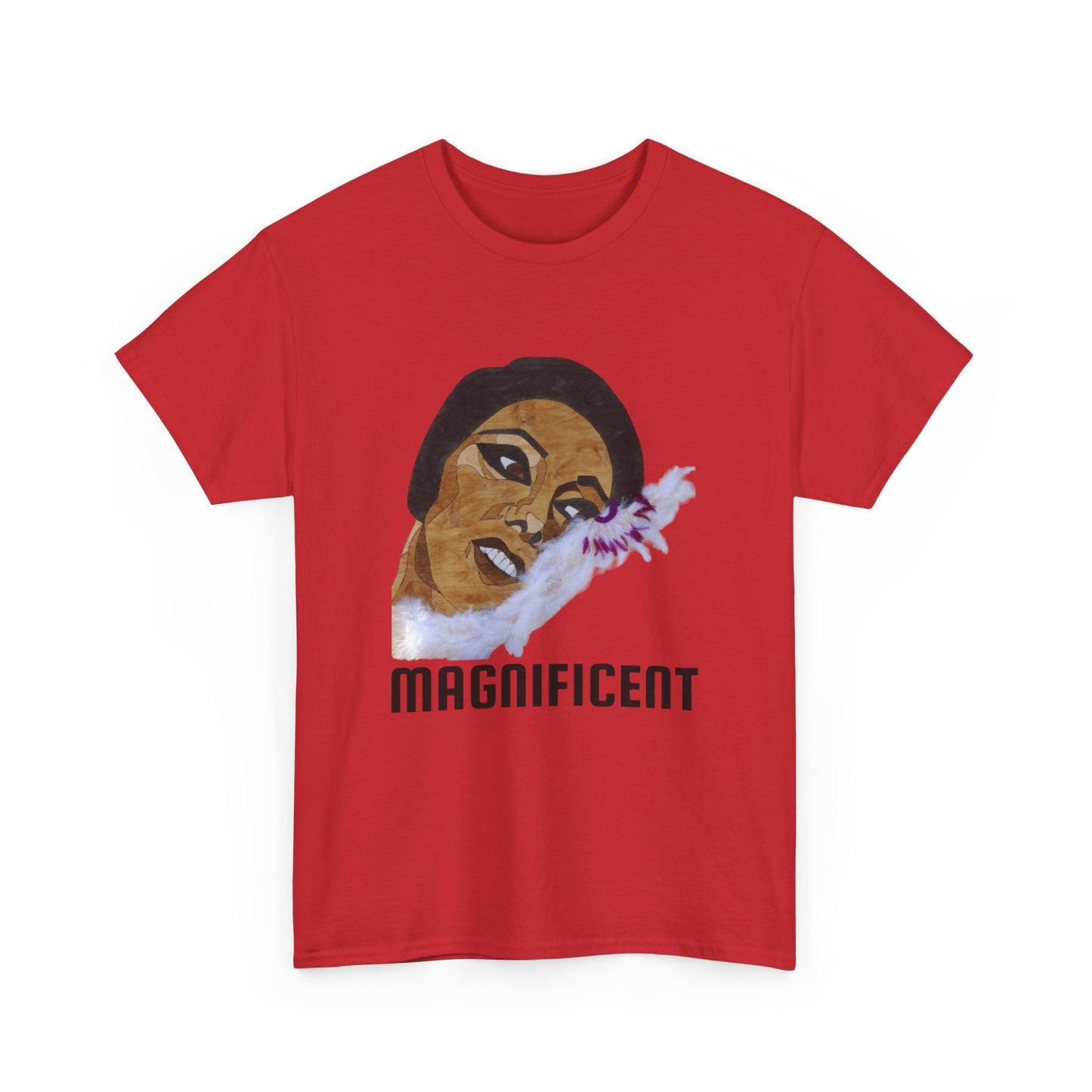 Magnificent Unisex Heavy Cotton Tee, Empowering Shirt, Art-Inspired Tee, Gift for Art Lovers, Everyday Wear, Statement Fashion