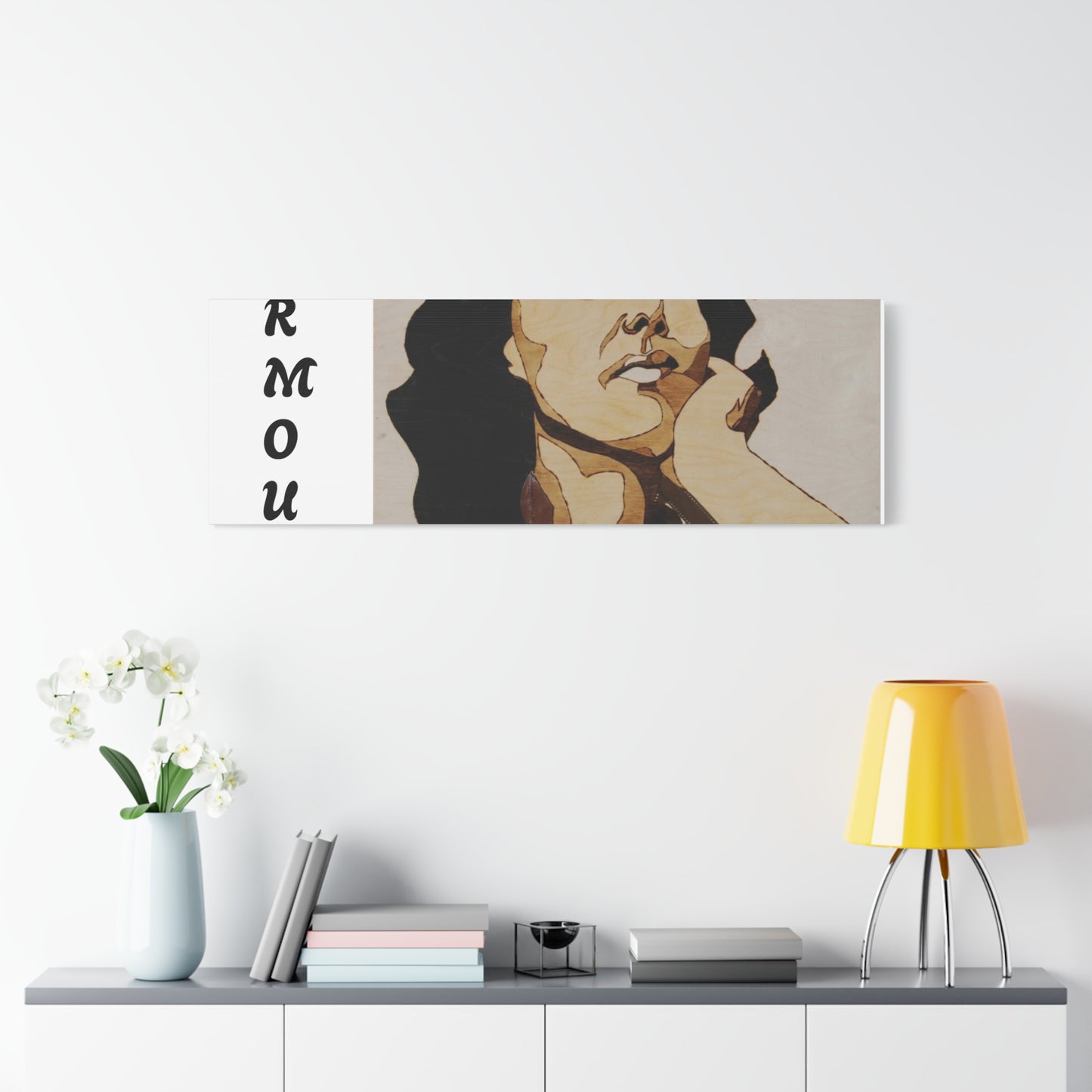 "Surmount", Dorothy Danbridge inspired  Contemporary Art Canvas Print - Modern Serene Portrait Decoration