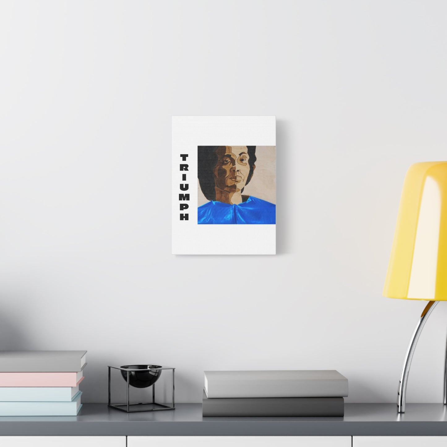Artistic Canvas Wall Art - Stretched Matte Print of Iconic Portrait
