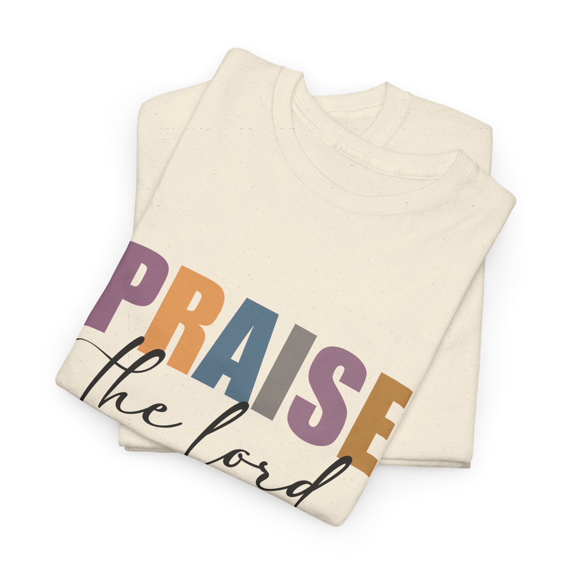 Praise the Lord Unisex Heavy Cotton Tee - Faith Inspired Apparel - Ileana Marie Designs